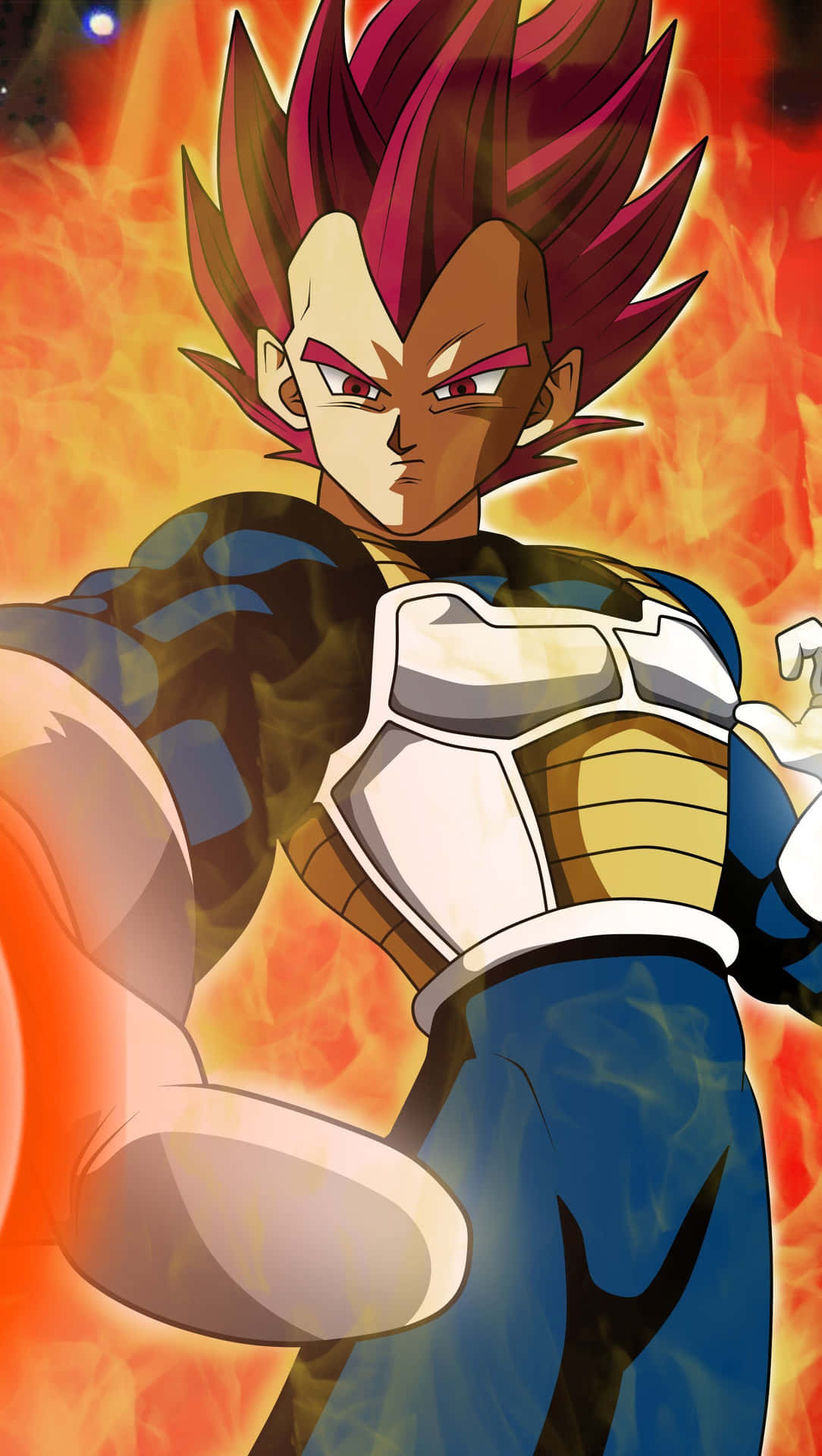 Vegeta Super Saiyan God Wallpaper