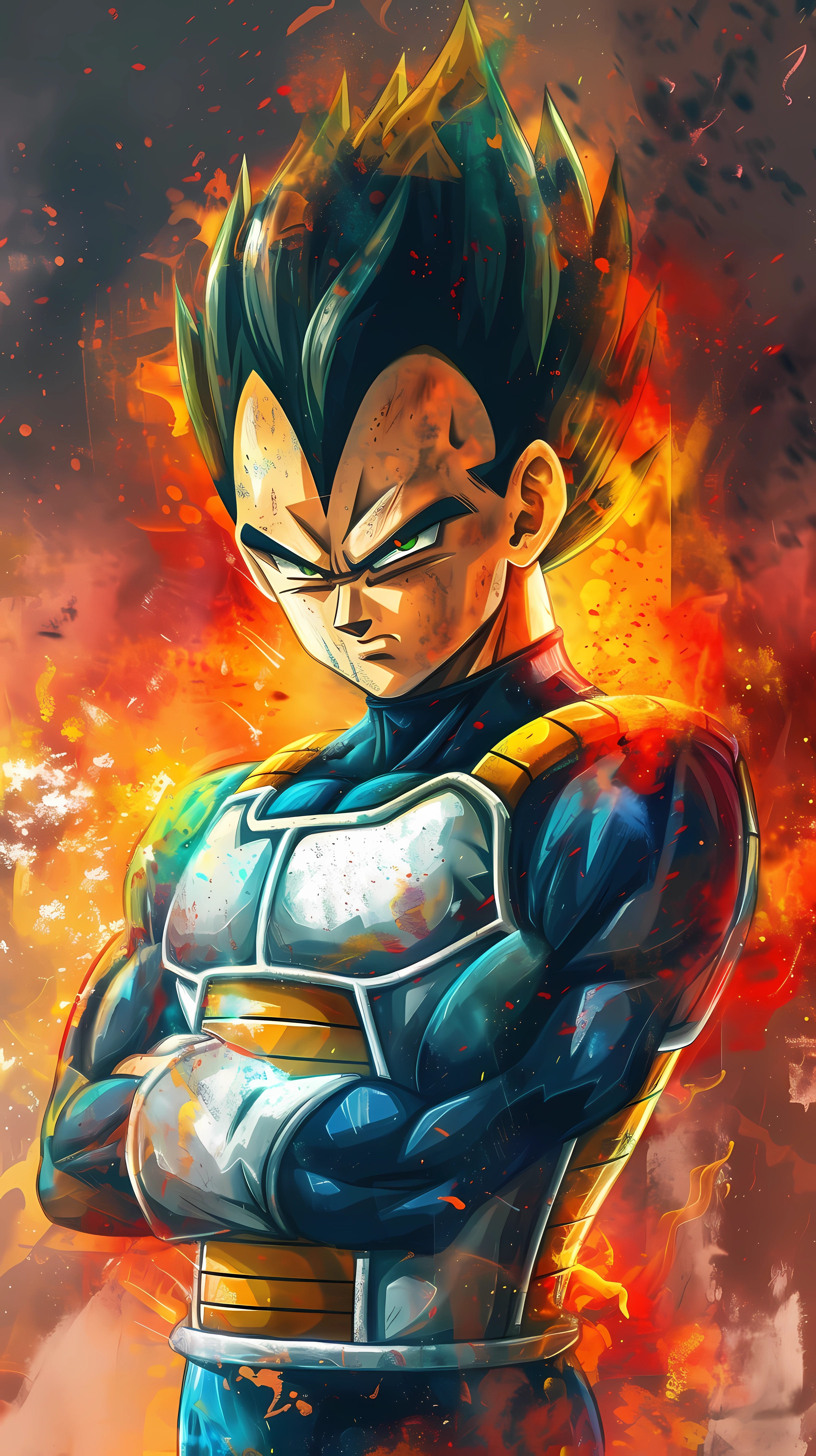 Vegeta (Dragon Ball) Phone Wallpaper