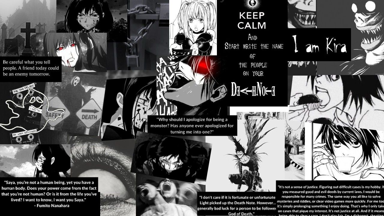 Deathnote Wallpaper Aesthetic. Laptop