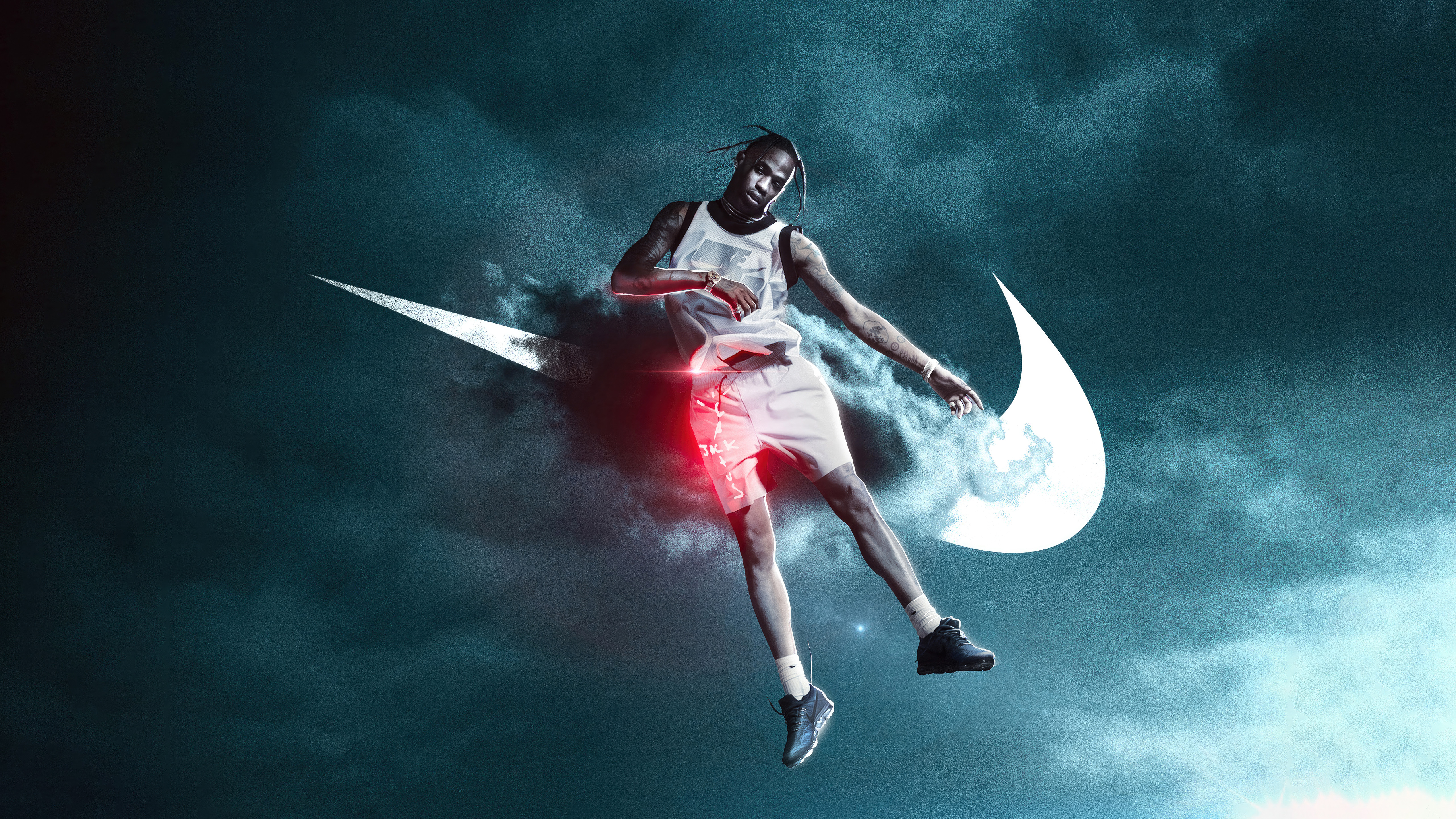 Travis Scott Nike 5k Wallpaper, HD Music