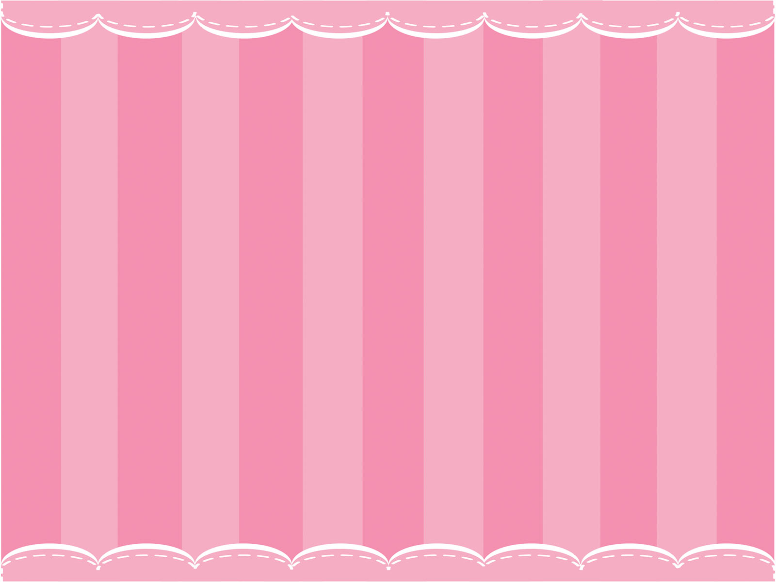 Cute Pink Curtain Powerpoint