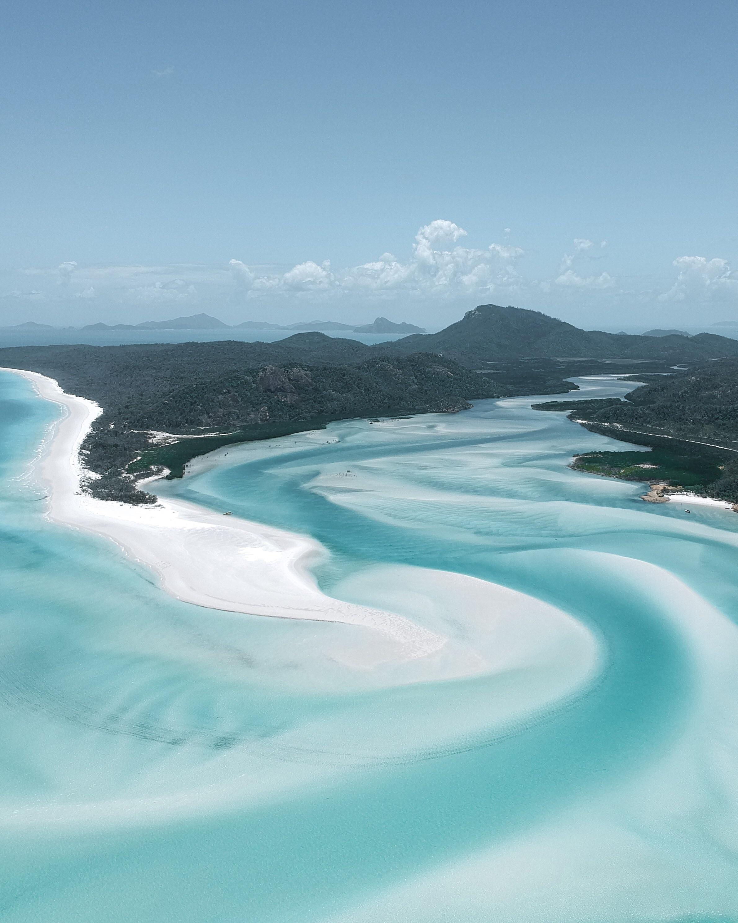 on Whitehaven Beach. Whitsunday Island