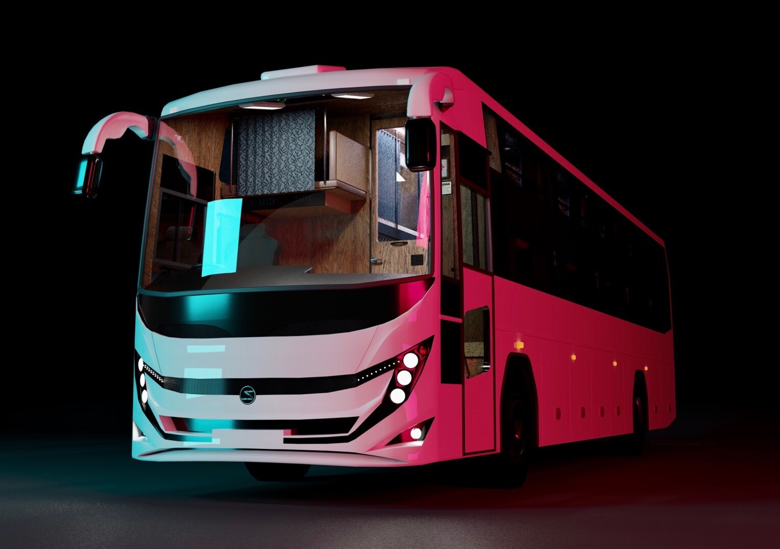 Sahara Coach bus model