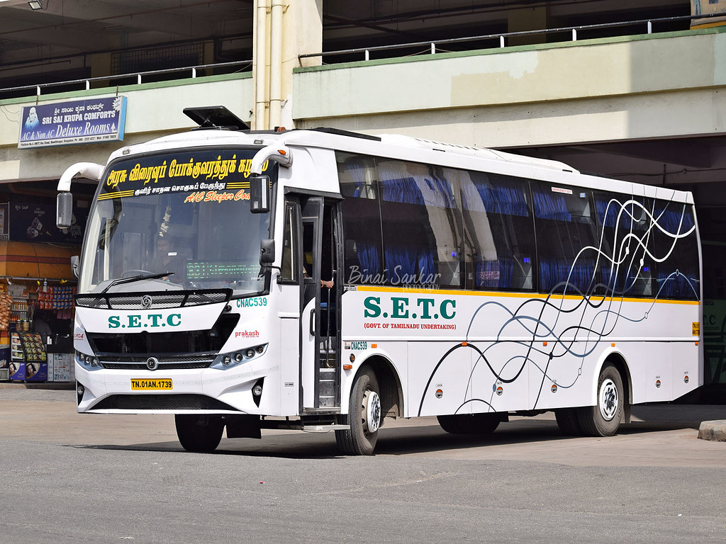 TN SETC. AC Sleeper Coach C539, TN 01