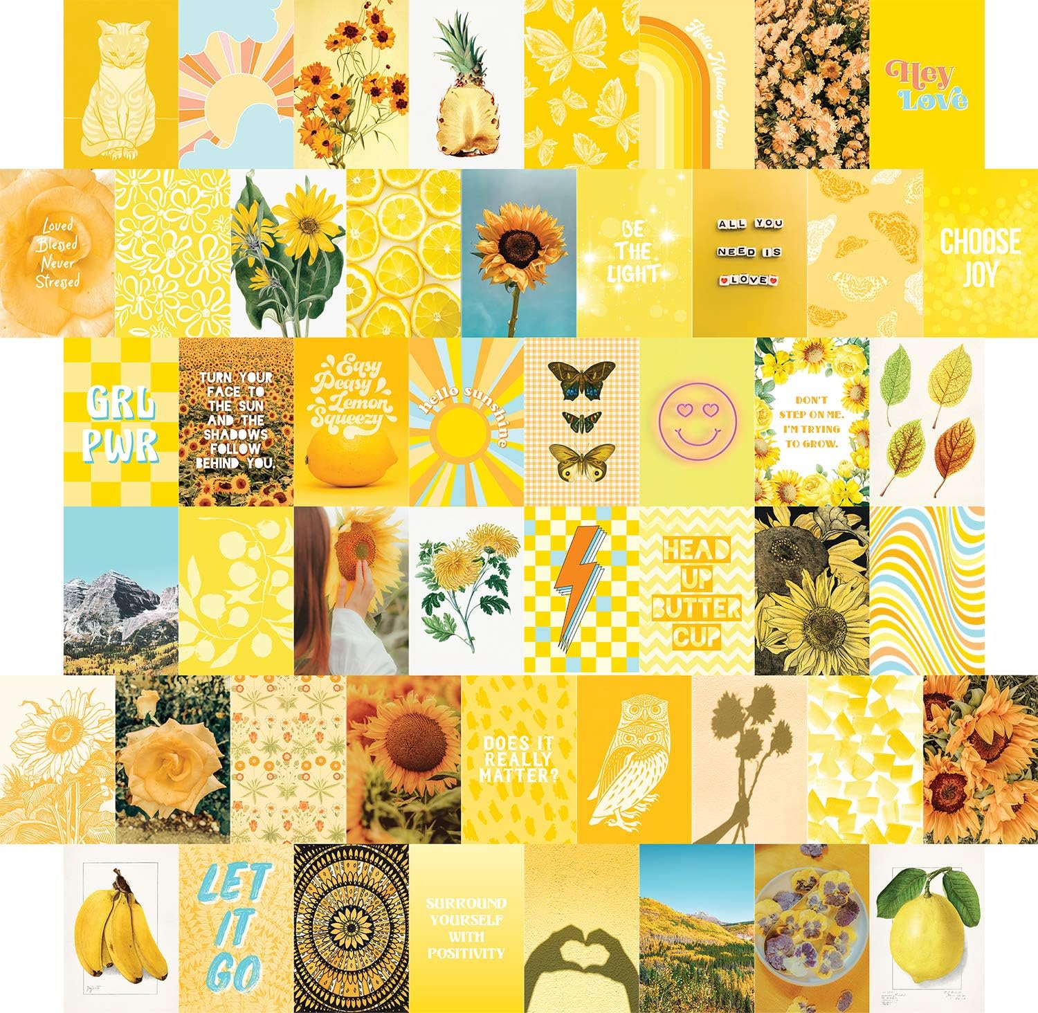 Artivo Yellow Wall Collage Kit