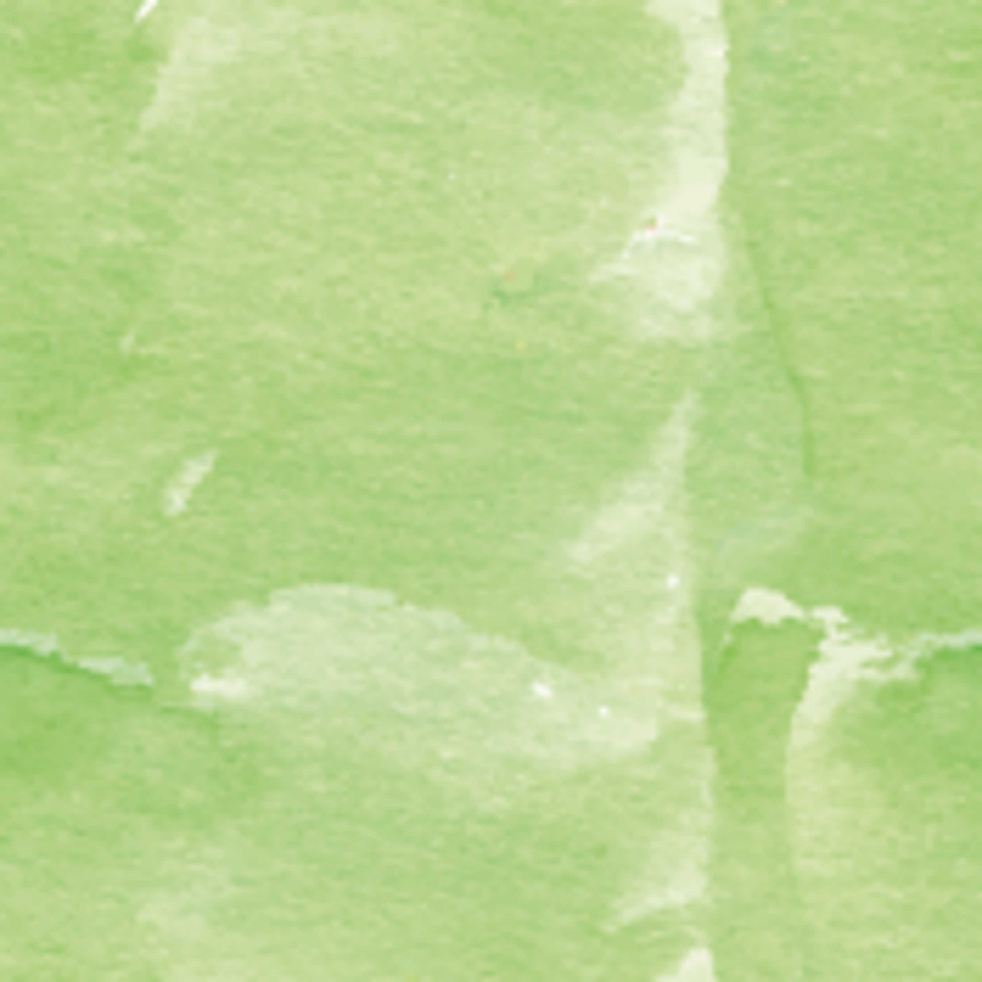 Bright Summer Green Watercolor Mural