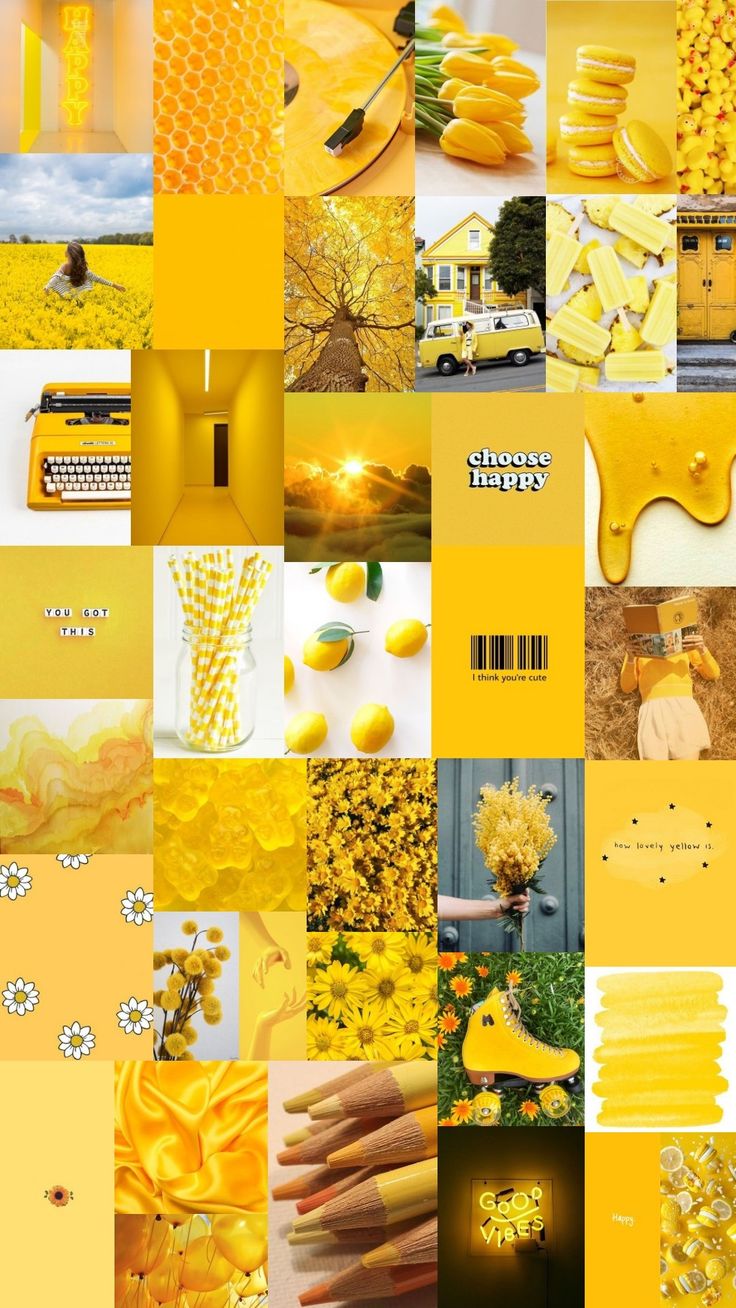 Yellow wallpaper. Pretty