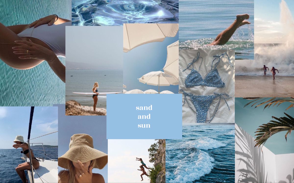 Desktop wallpaper summer, Aesthetic