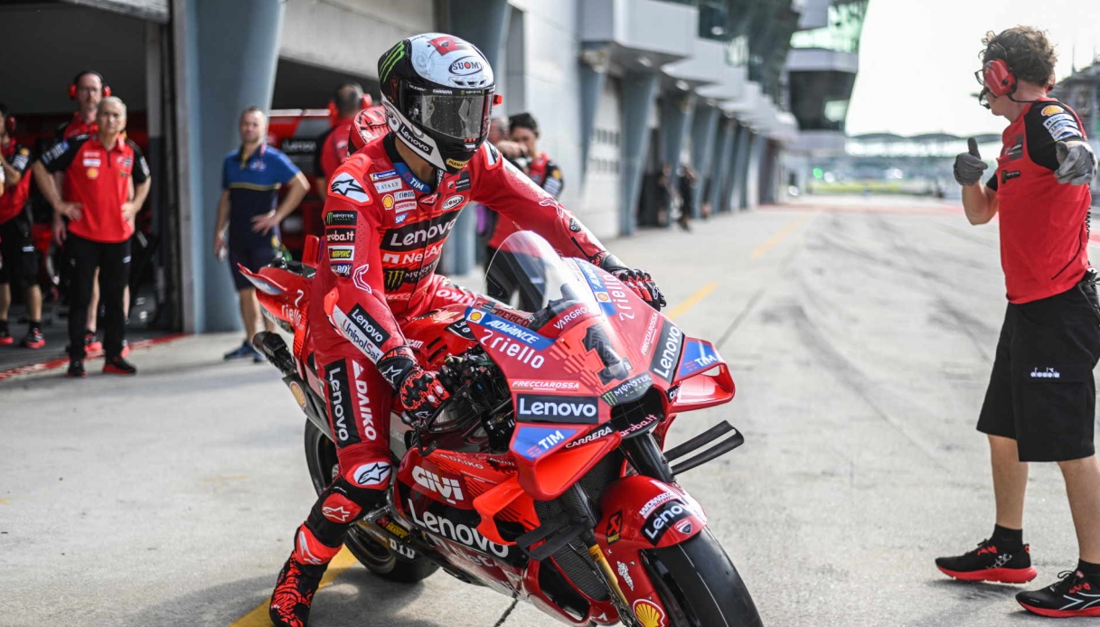 Pecco Bagnaia and Ducati forward