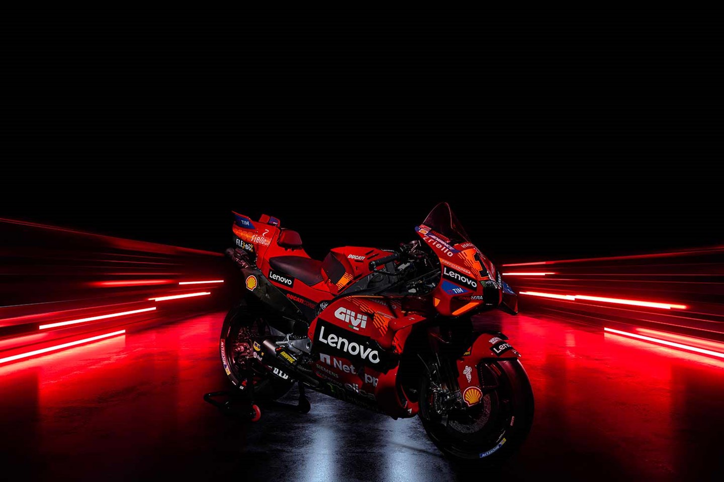Enea Bastianini unveil 2024 Ducati livery