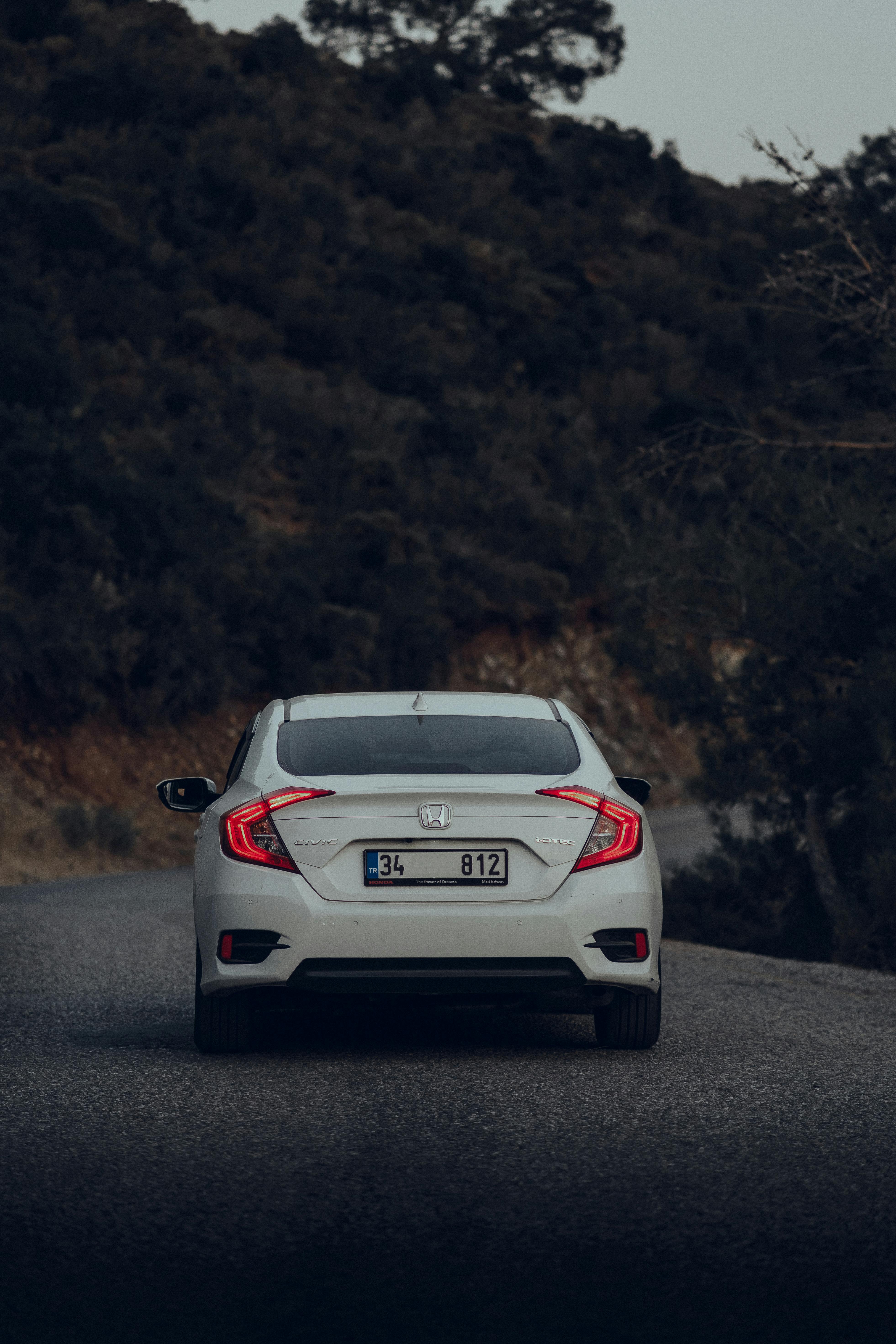 White Honda Civic · Free