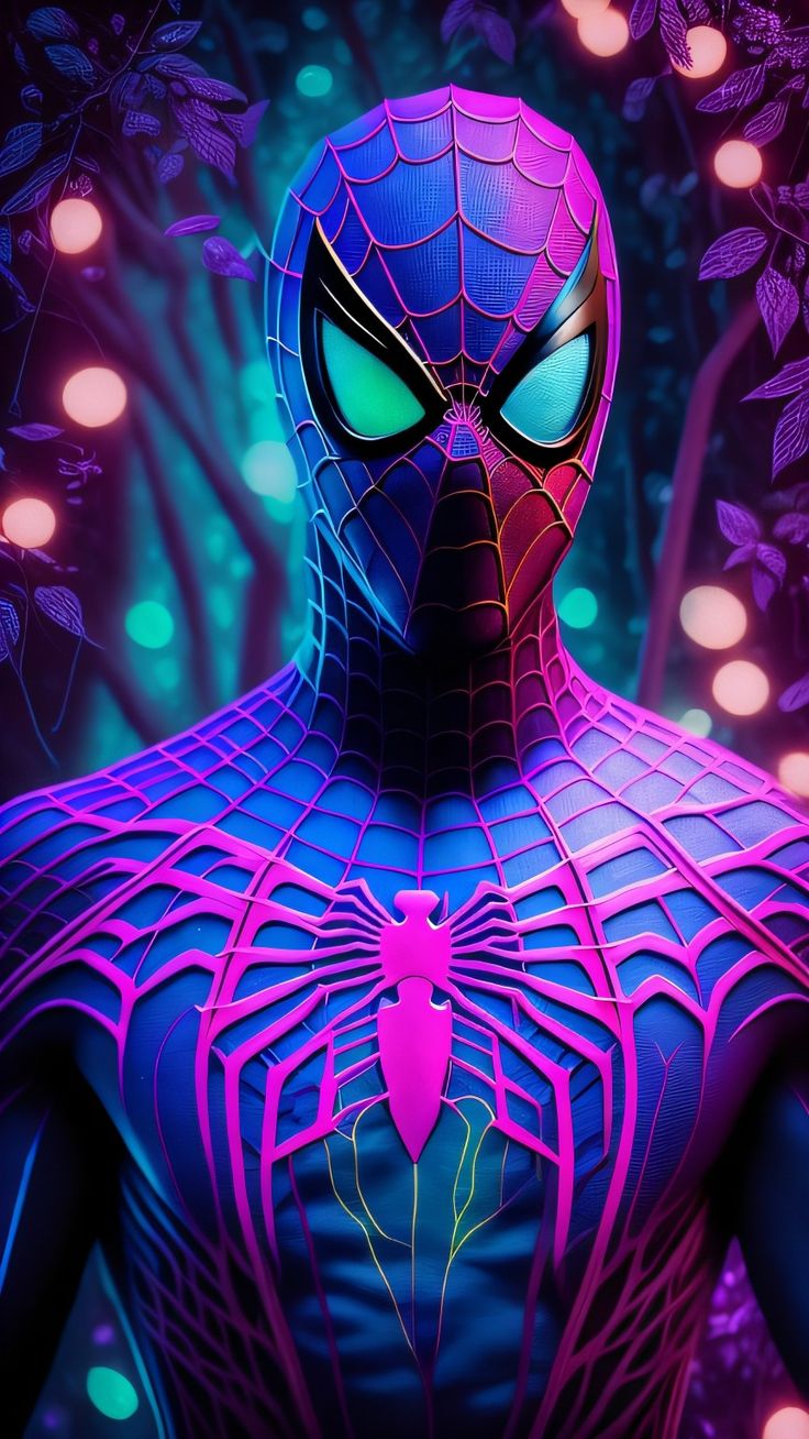 Spider man neon. Spiderman art, Marvel