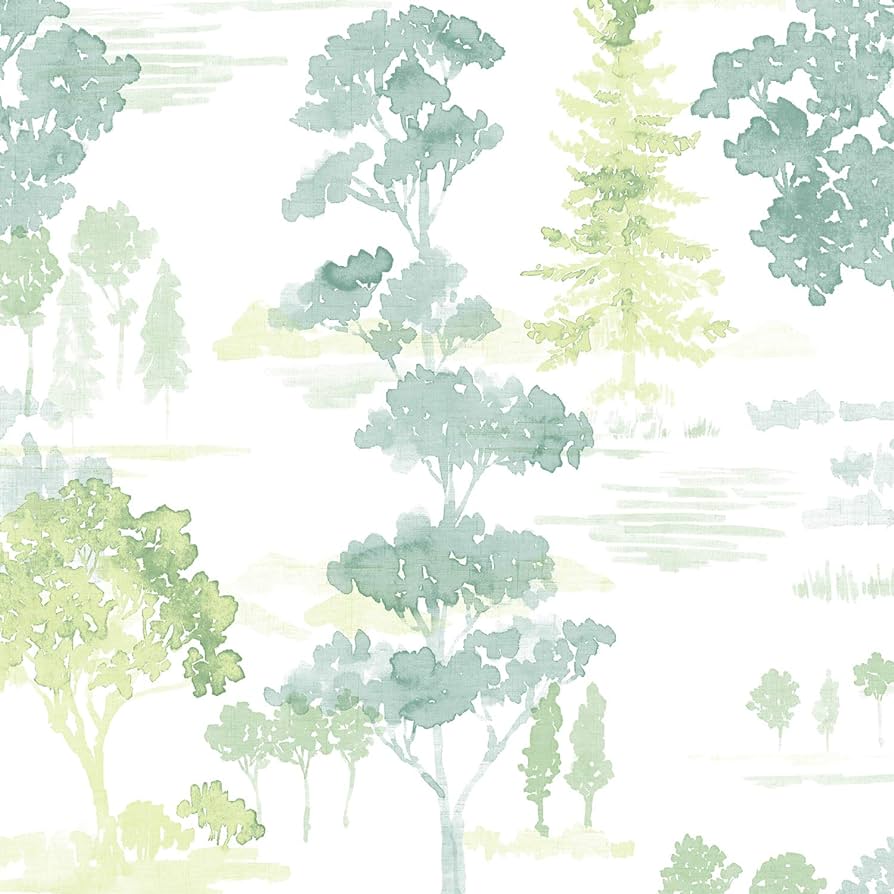 Norwall FW36832 Forest Pre Pasted