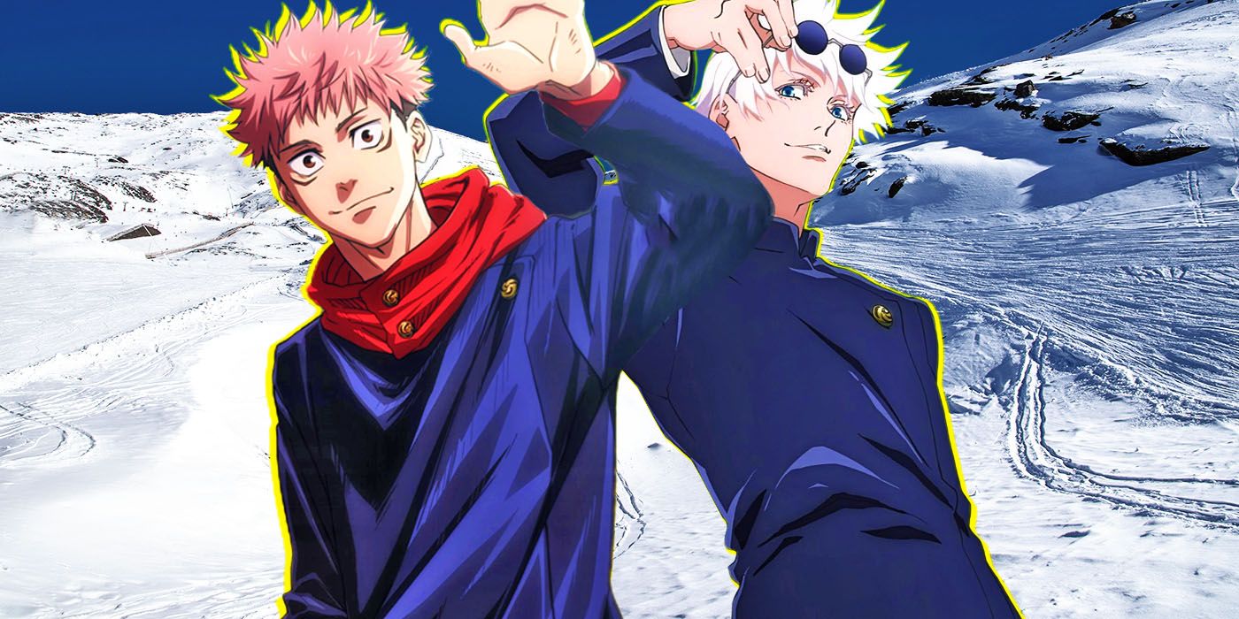 JJK's Yuji and Gojo Snow Sculpture