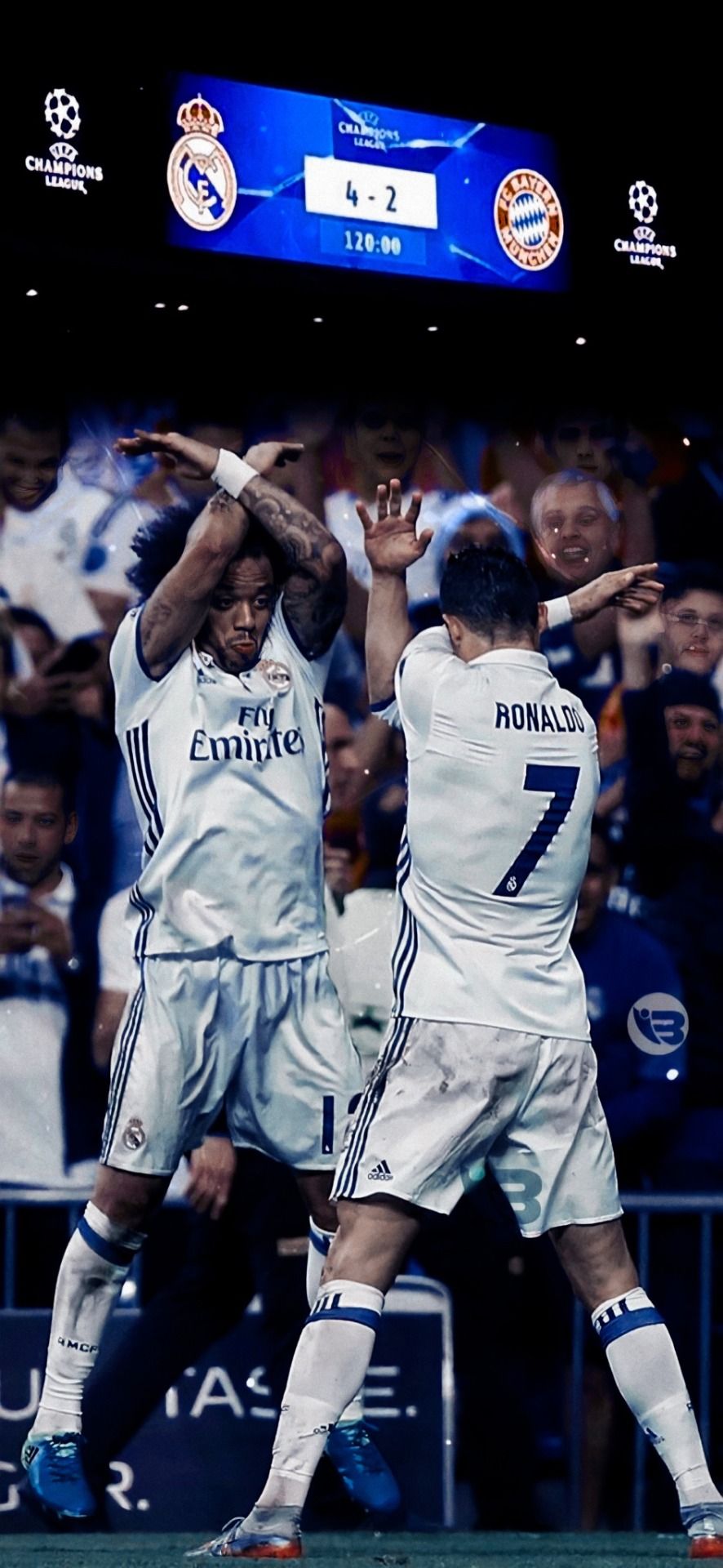 Marcelo & Cristiano Ronaldo. Real