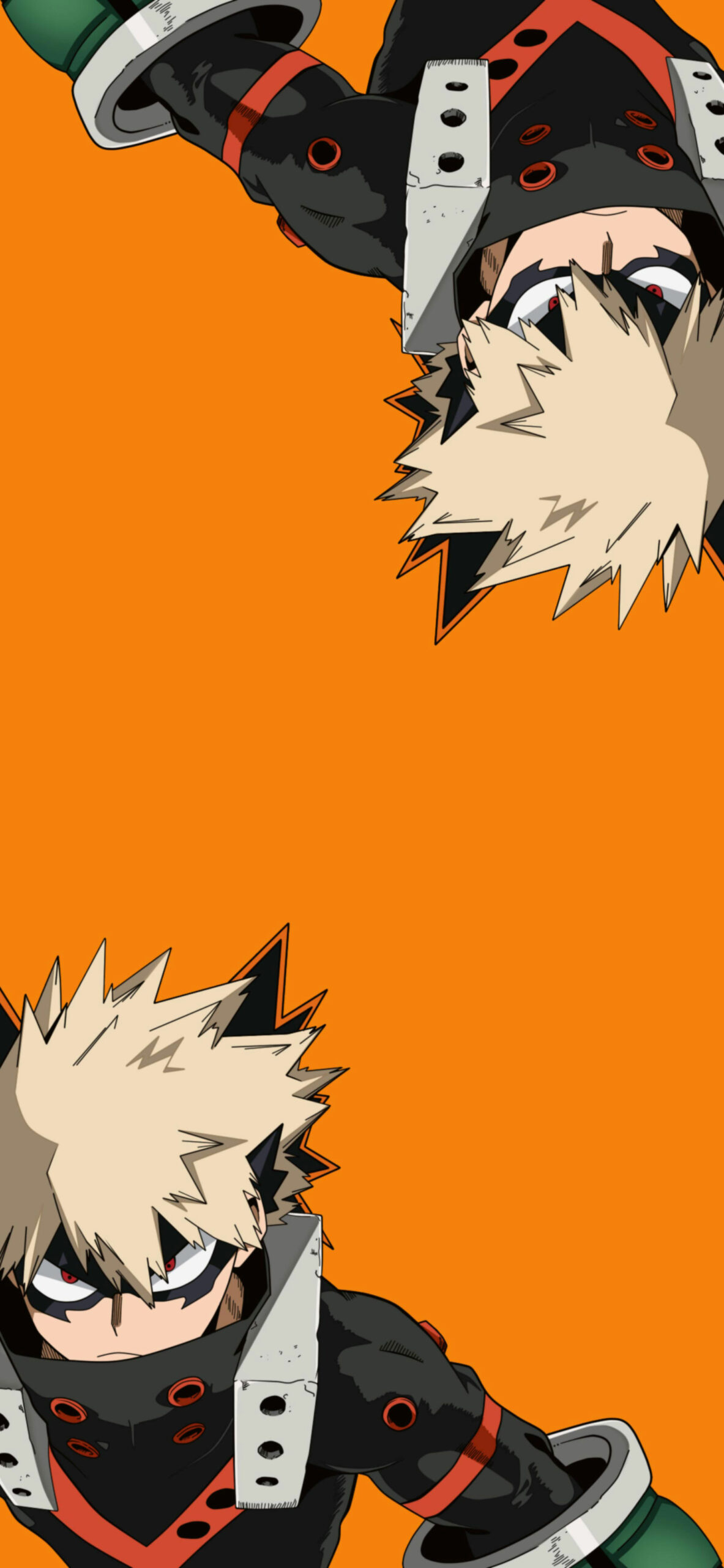 MHA Bakugou Orange Wallpaper