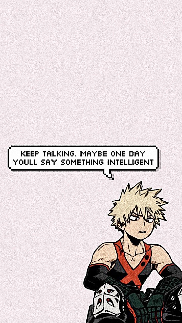 Bakugo aesthetic. Anime lock screen