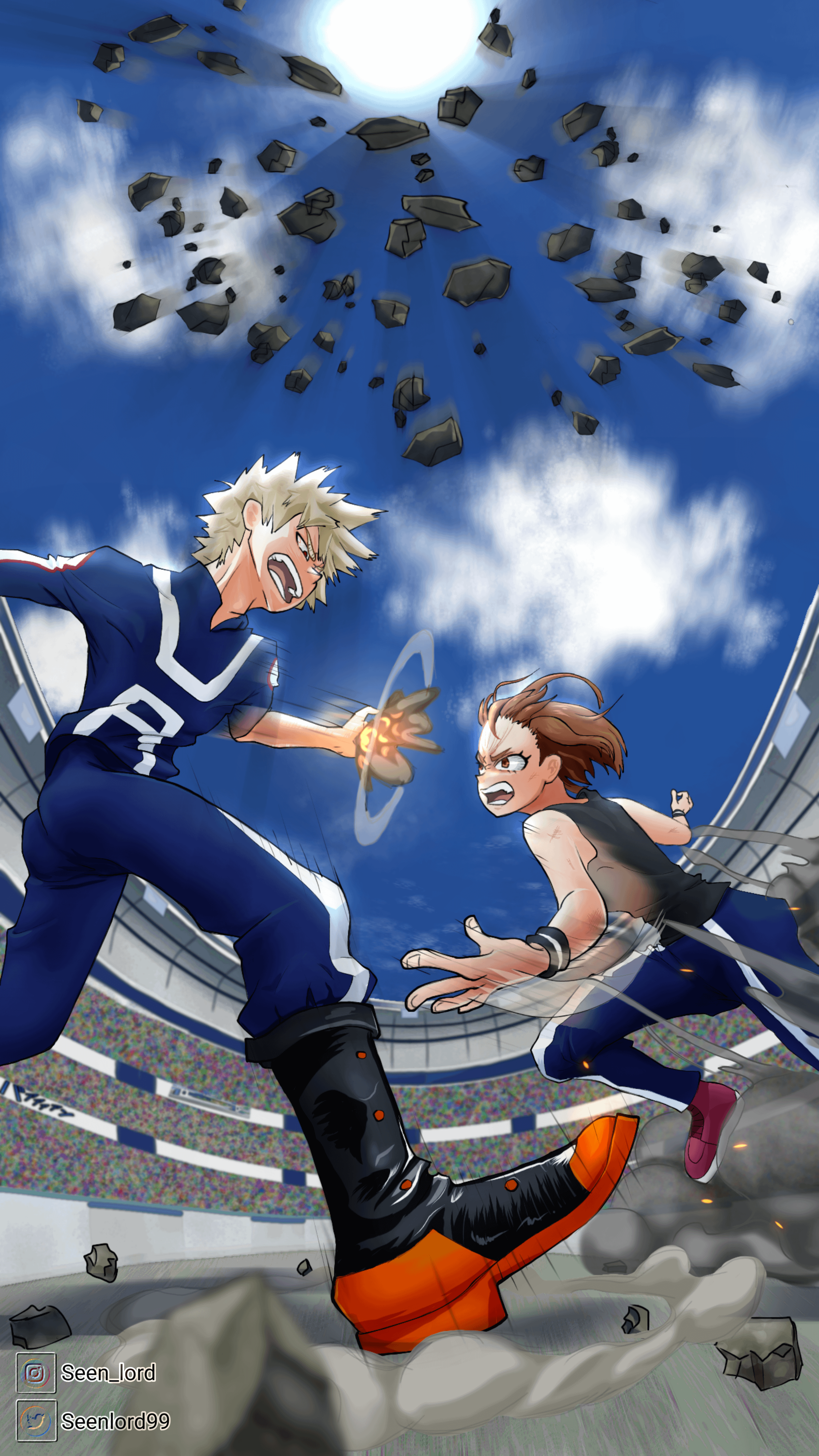 I reimagined Bakugou vs Urarakaart