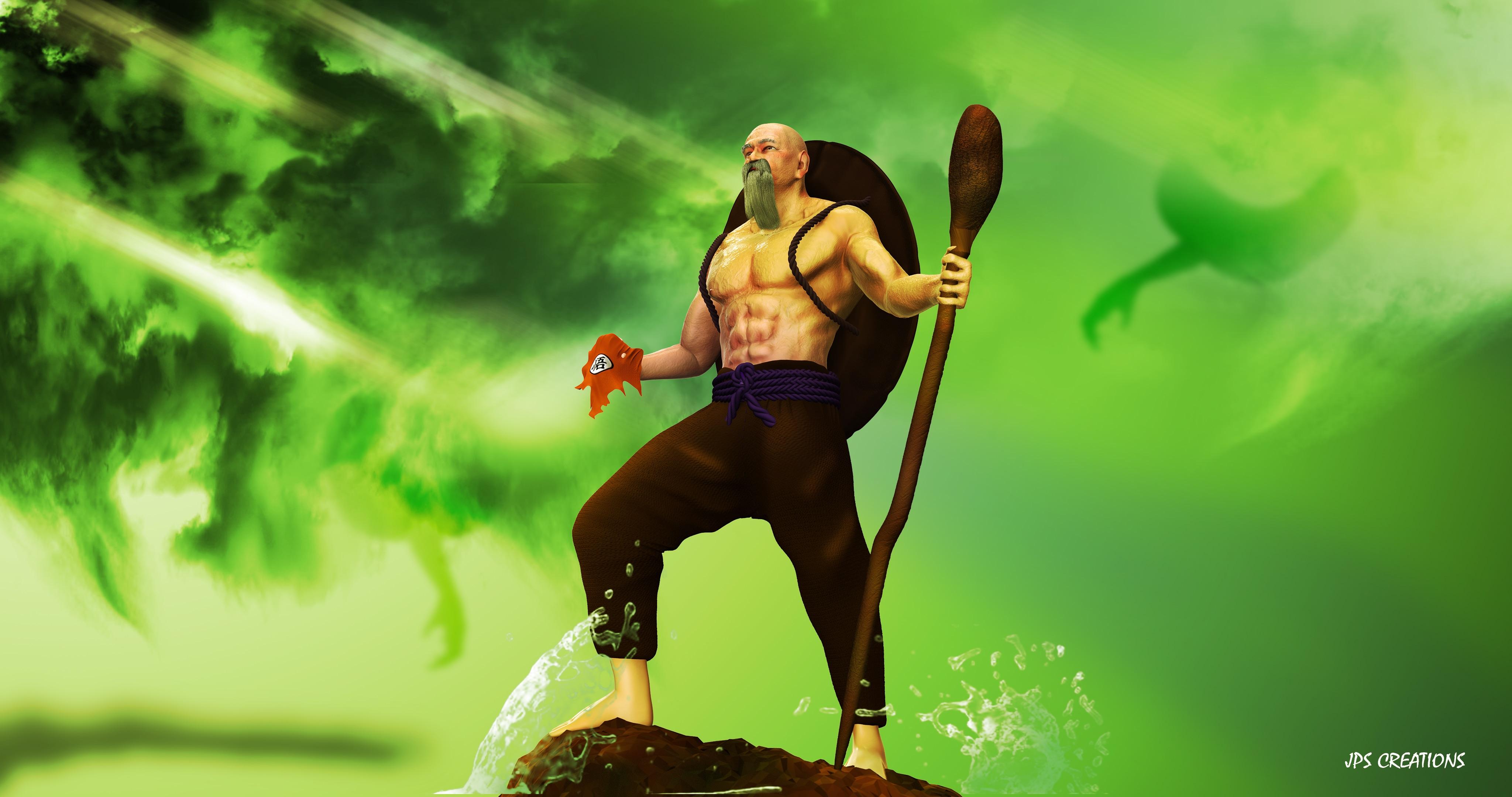 Muten Roshi print I finally finished