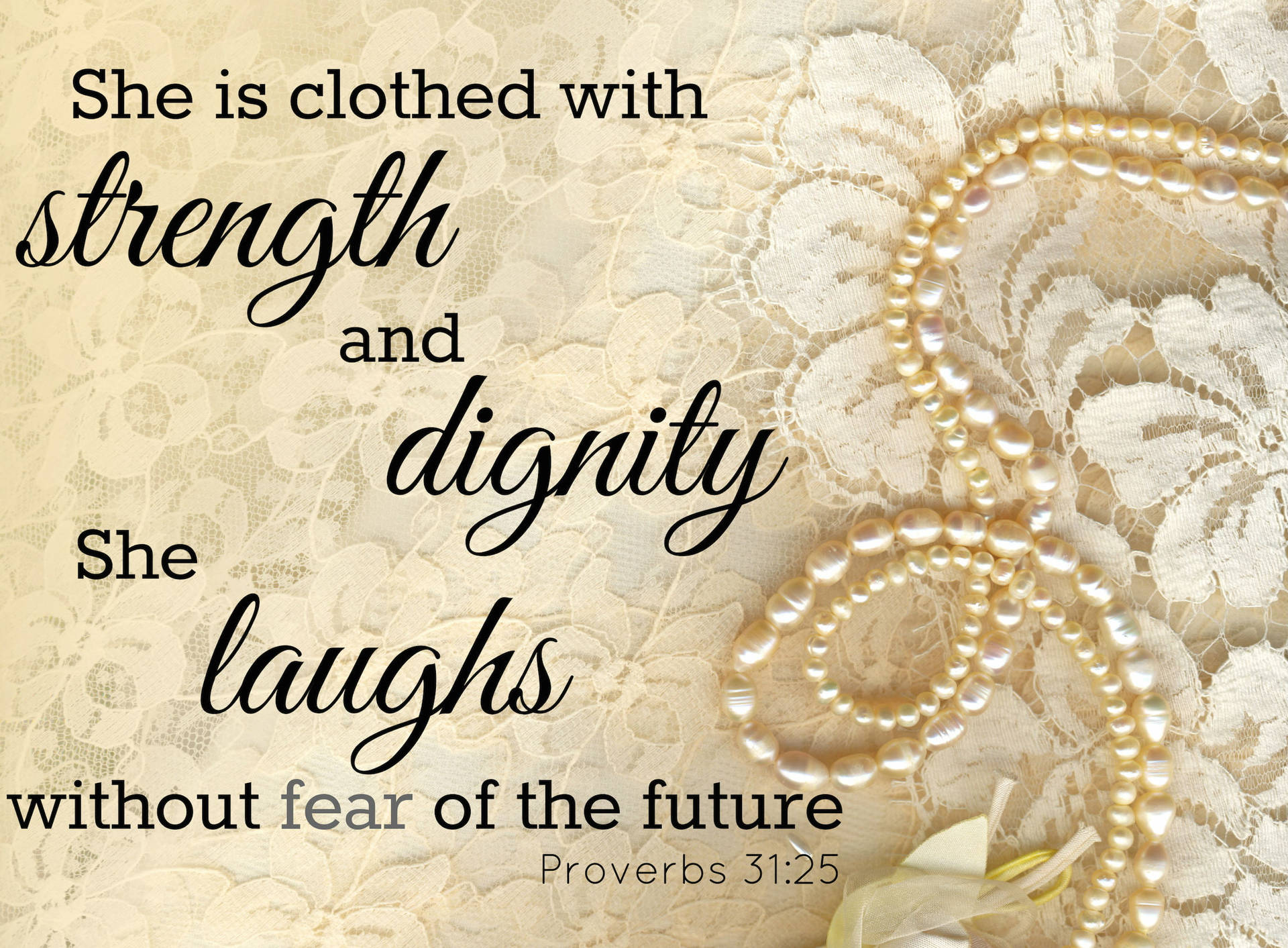 Bible Quote About Woman Wallpaper