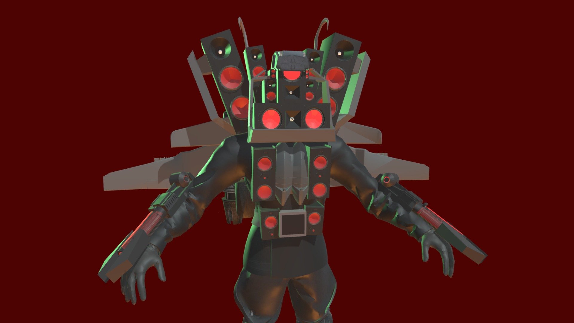 Upgraded Titan Speakerman Virlance