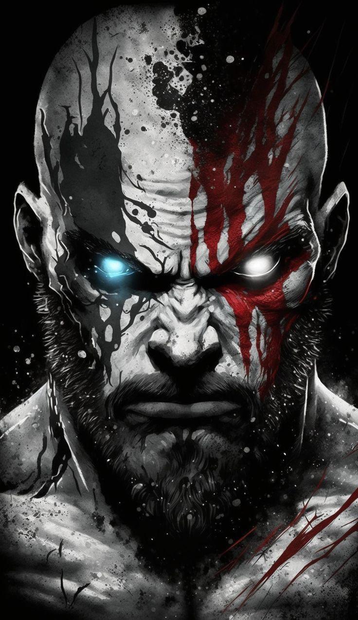 A fresh wallpaper of kratos