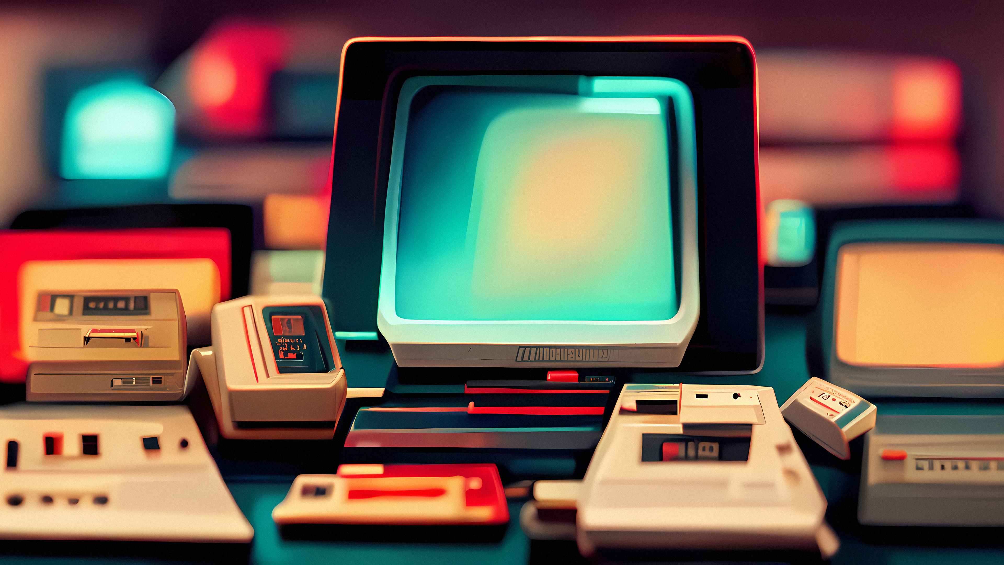 Retro Tech Fusion 3840x2160