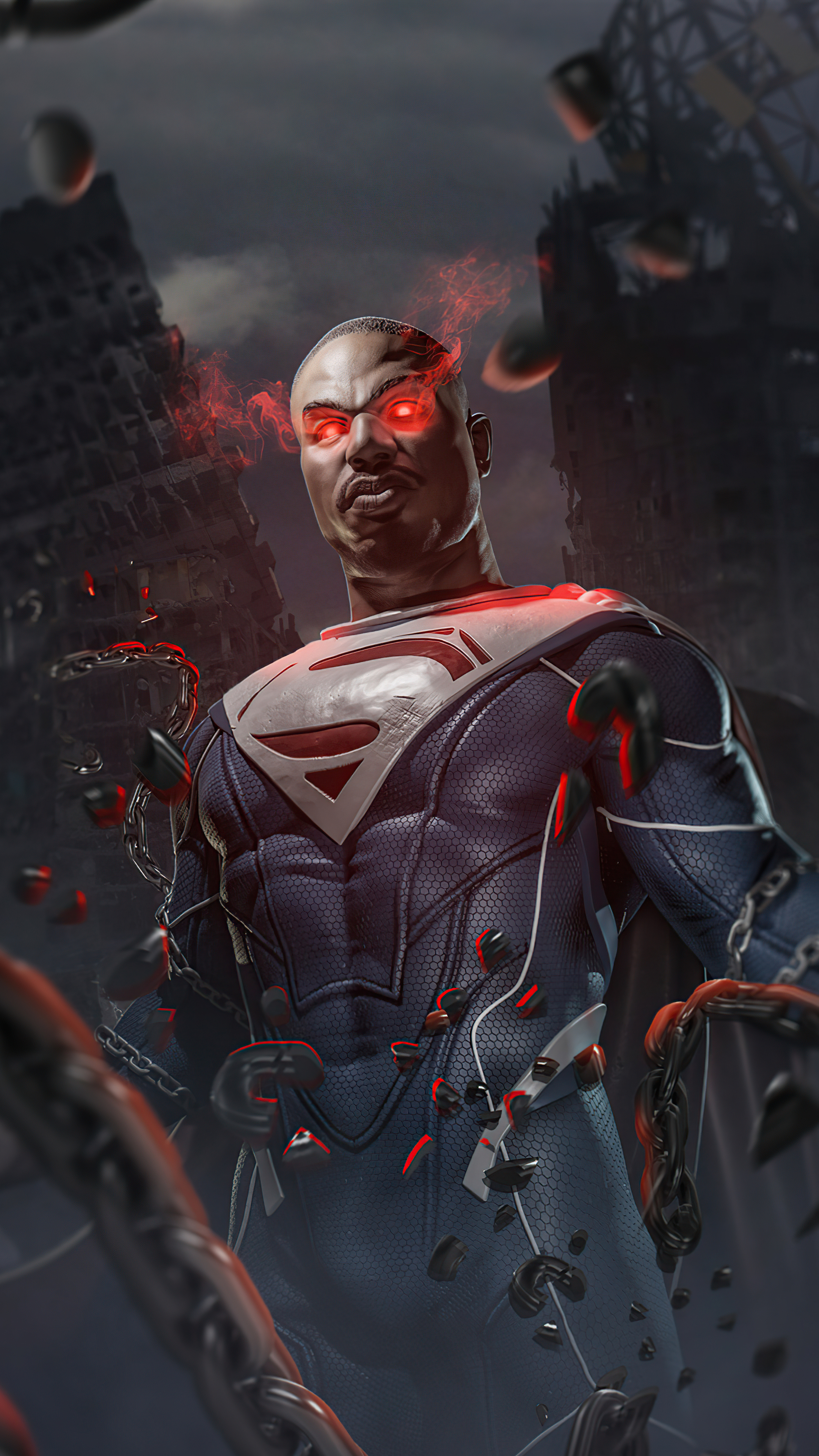 Wallpaper Micheal b Jordan Superman