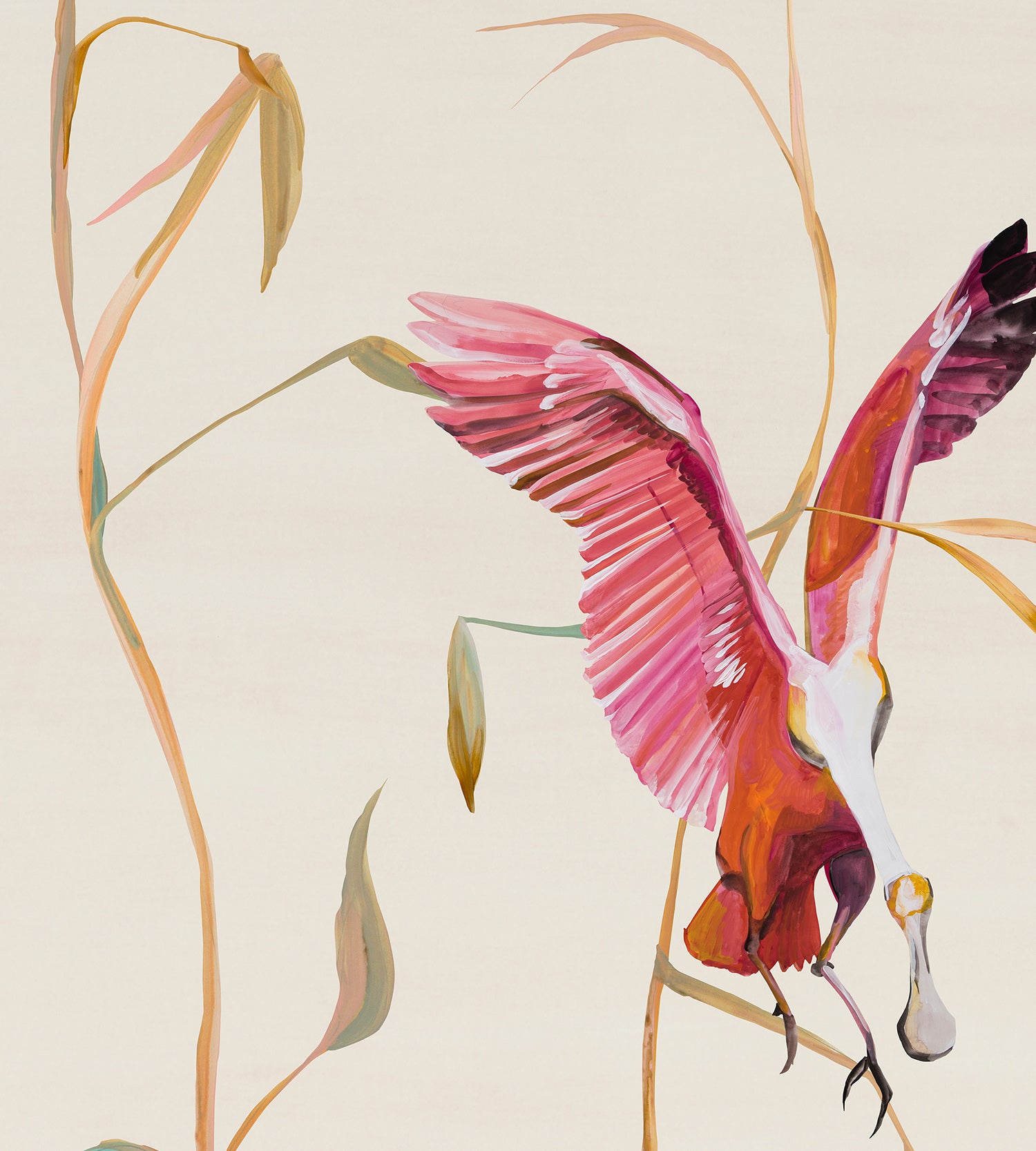 Hand Painted Wallpaper