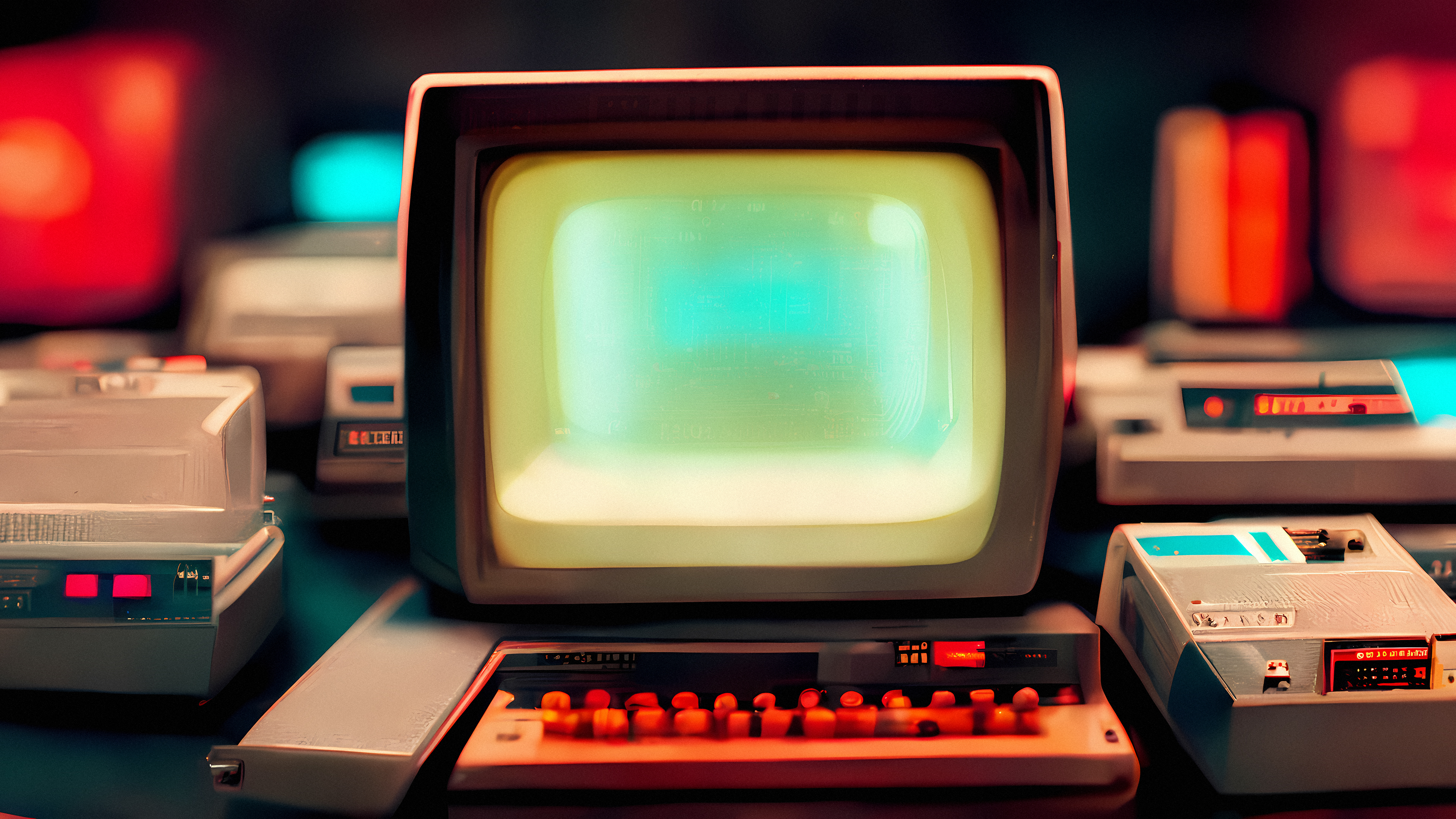 Retro Tech Fusion 3840x2160