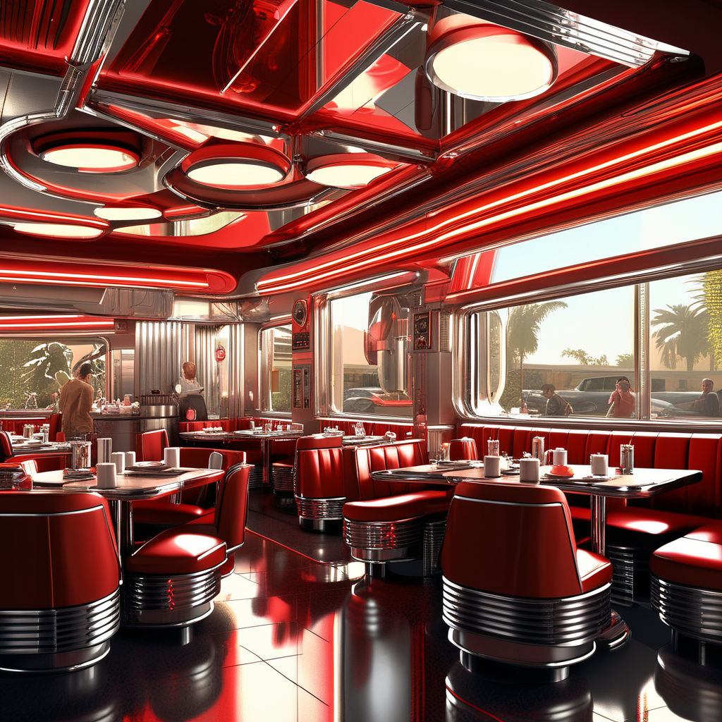 the diner from the 1950's