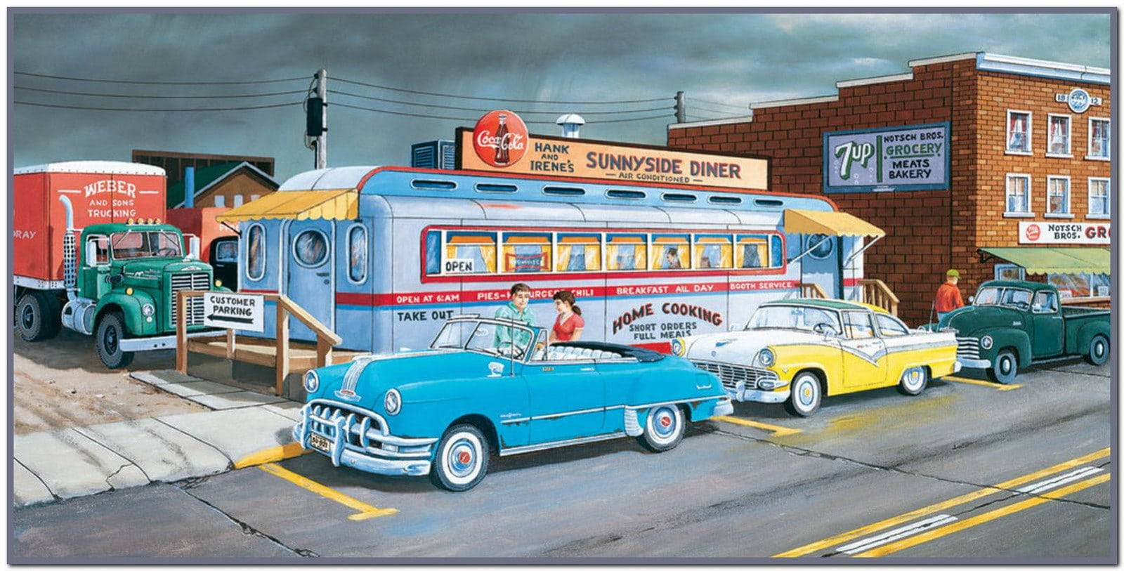 Download free Sunnyside 50s Diner Art