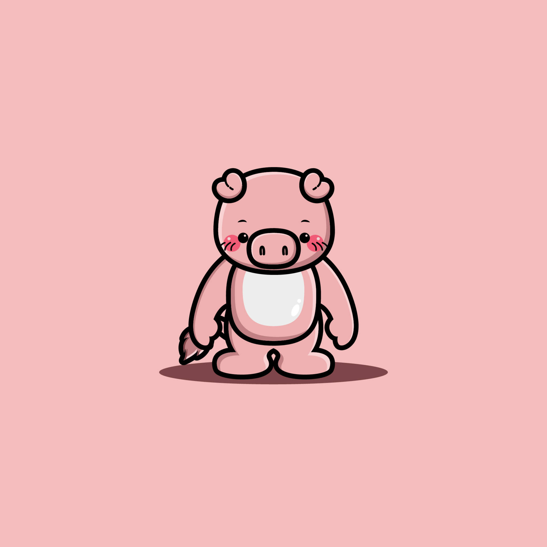 Download free Cute Pig Vector Art