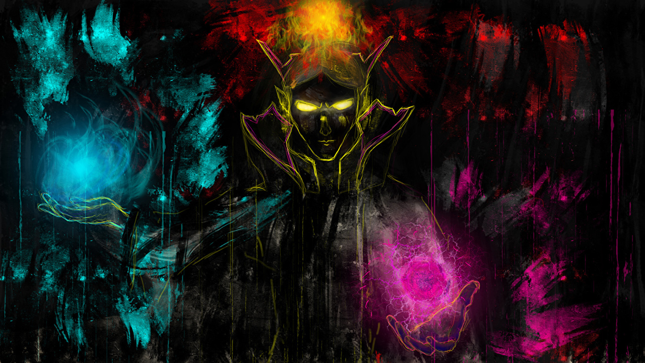 Desktop Wallpaper DOTA 2 Invoker Magic