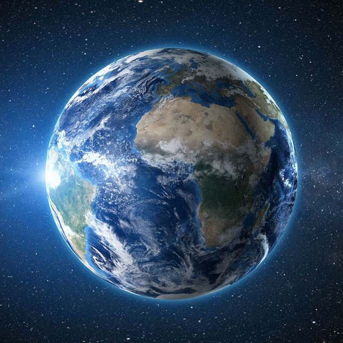 High Res Space And Planet Wallpaper