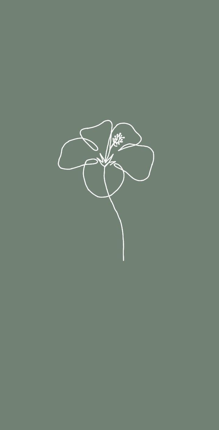 Flower wallpaper. Cute simple