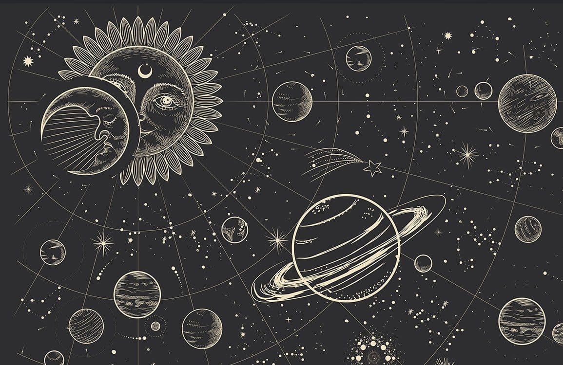 Space & Planet Wallpaper Mural. Galaxy