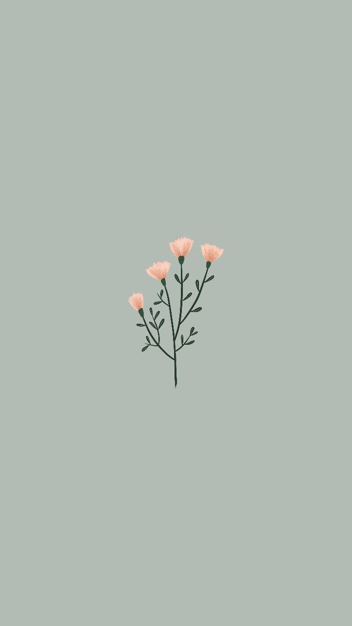 Download Cute Simple Pink Flowers Wallpaper