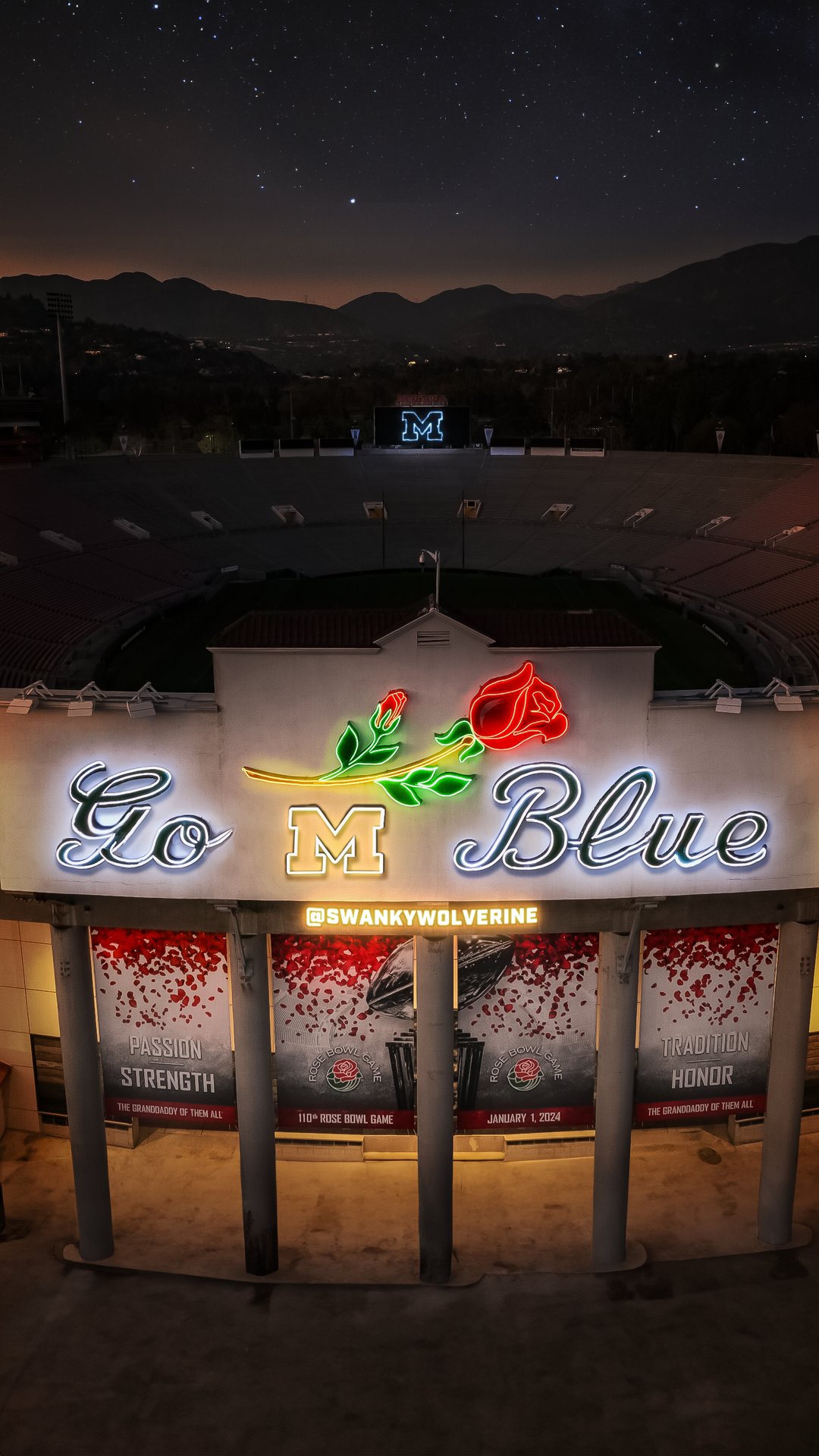 Swanky Michigan football wallpaper