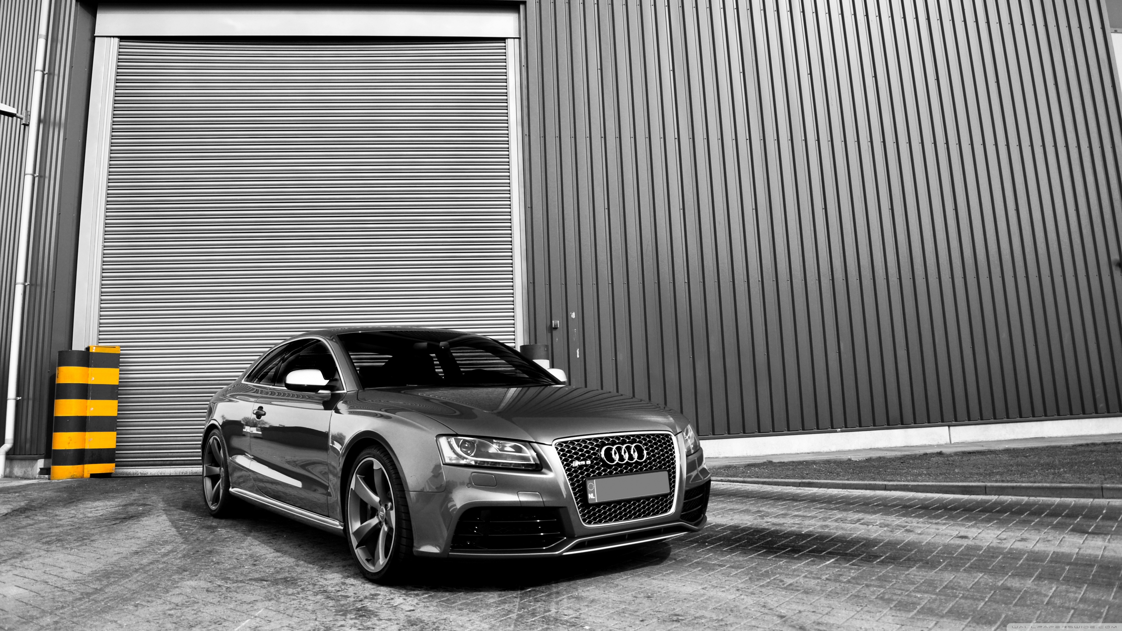 Audi RS5 Gray Ultra HD Desktop