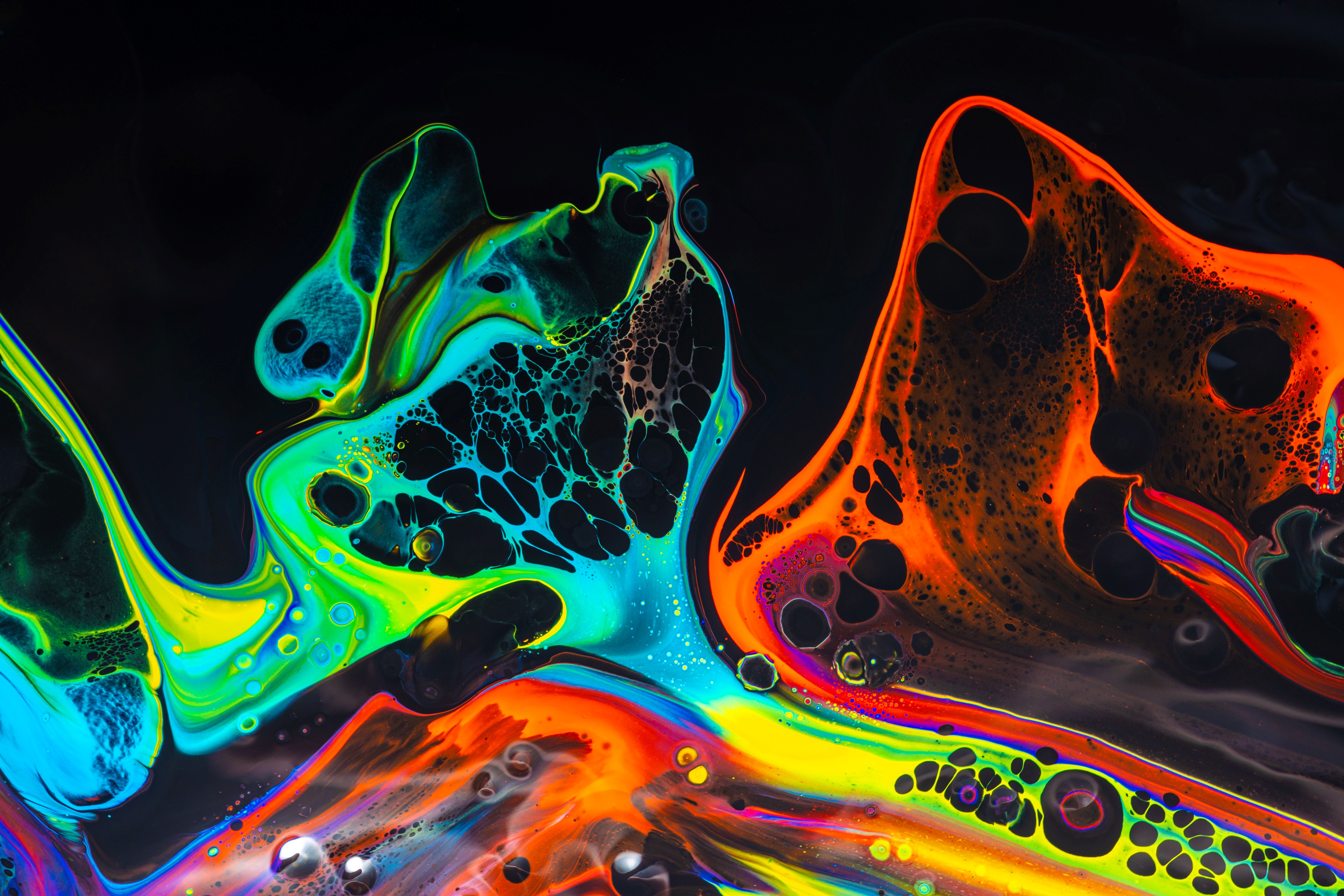 Abstract Paint 4k Ultra HD Wallpaper