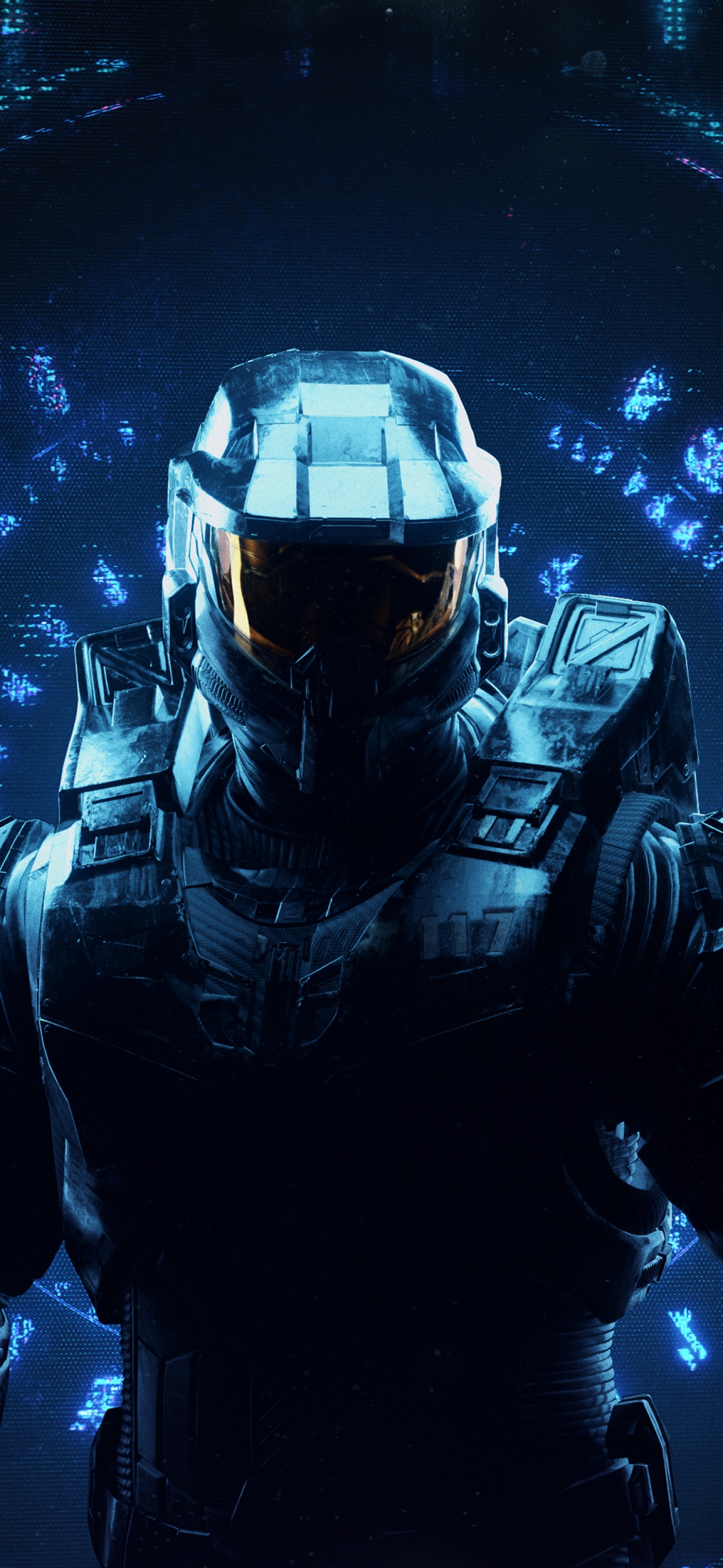 Master Chief Wallpaper 4K, Dark theme