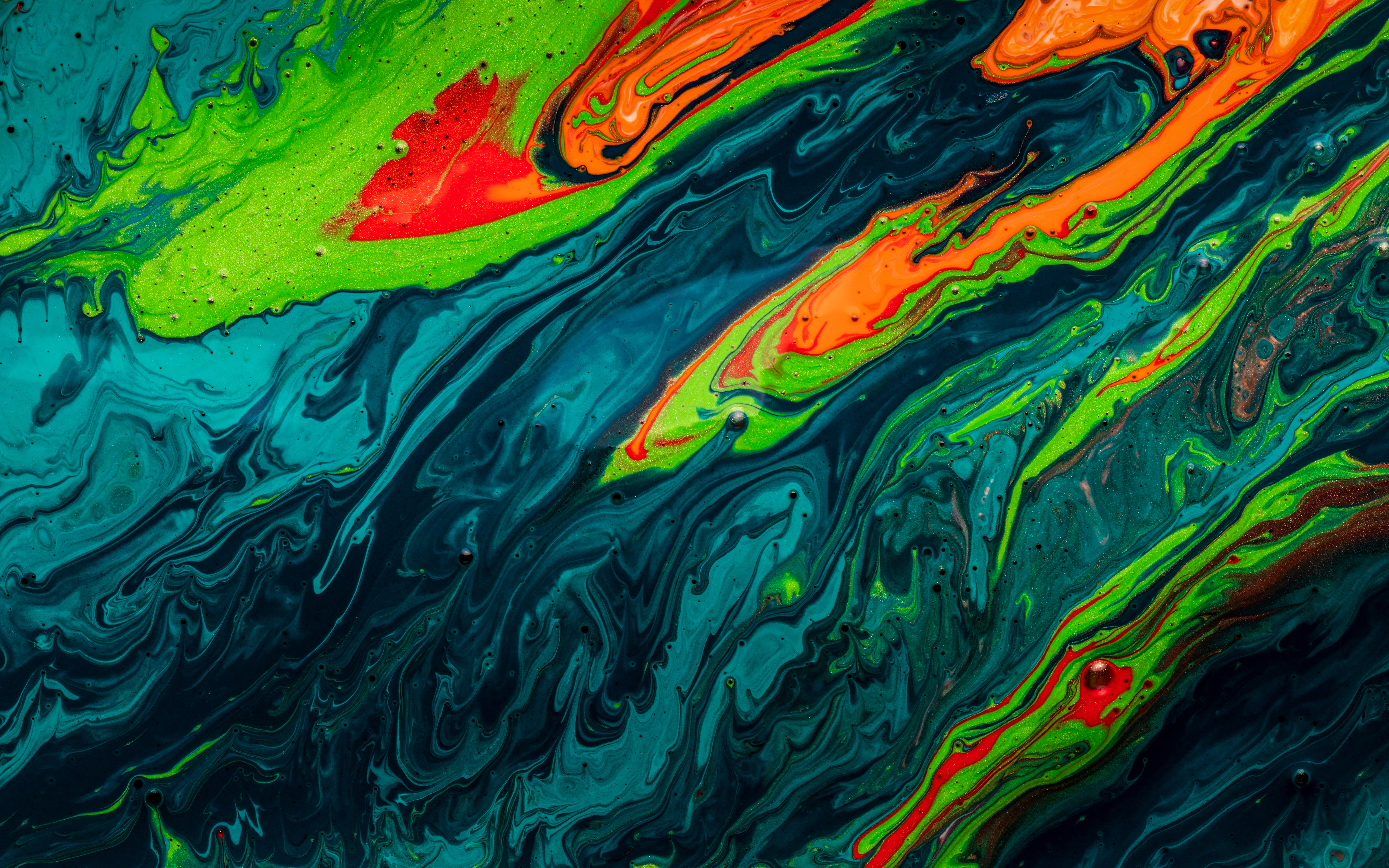 Paint Liquid Splash 5k Wallpaper, HD