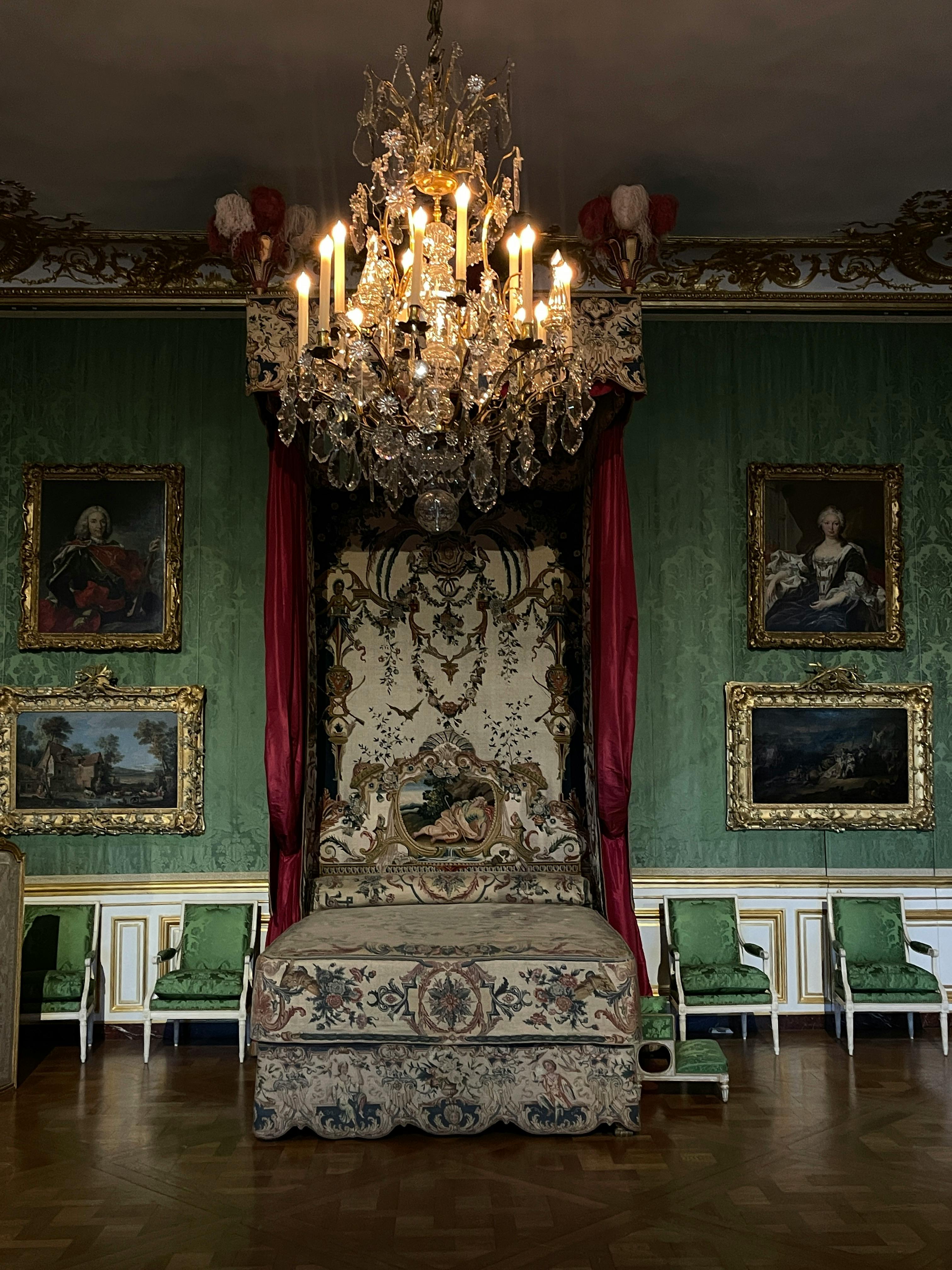 Bedroom inside the Palace of Versailles