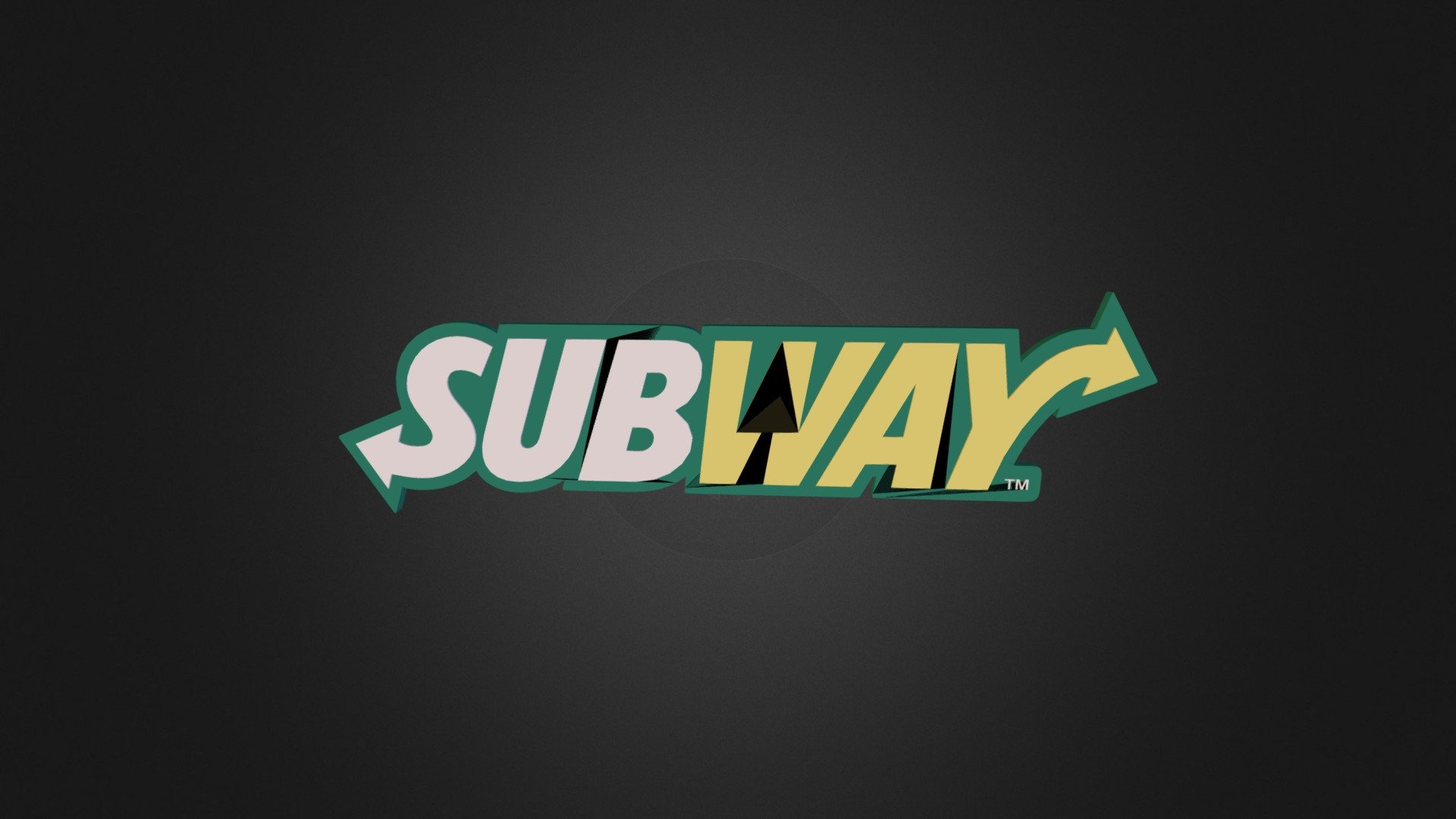Subway Logo model