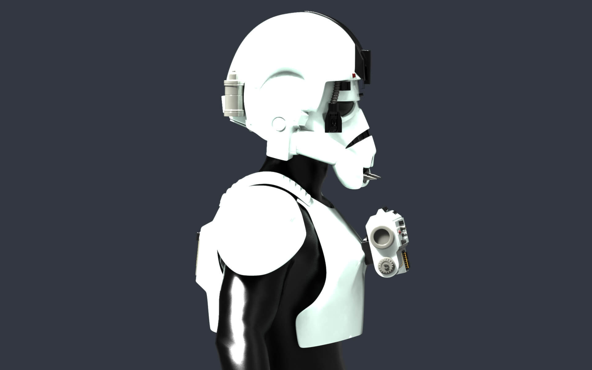 Imperial AT AT Driver Costume 3D Print