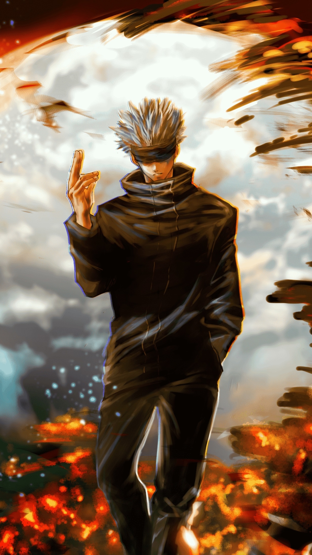 White Hair, Satoru Gojo, Jujutsu Kaisen
