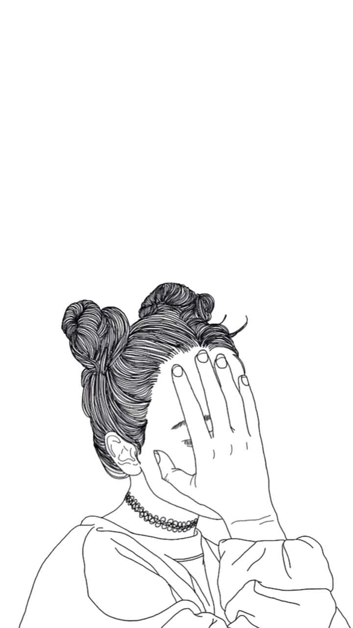 Girl Drawing Tumblr Wallpaper