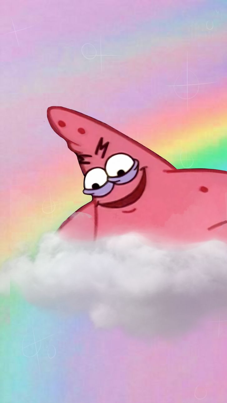 Patrick Star Aesthetic Phone Wallpaper