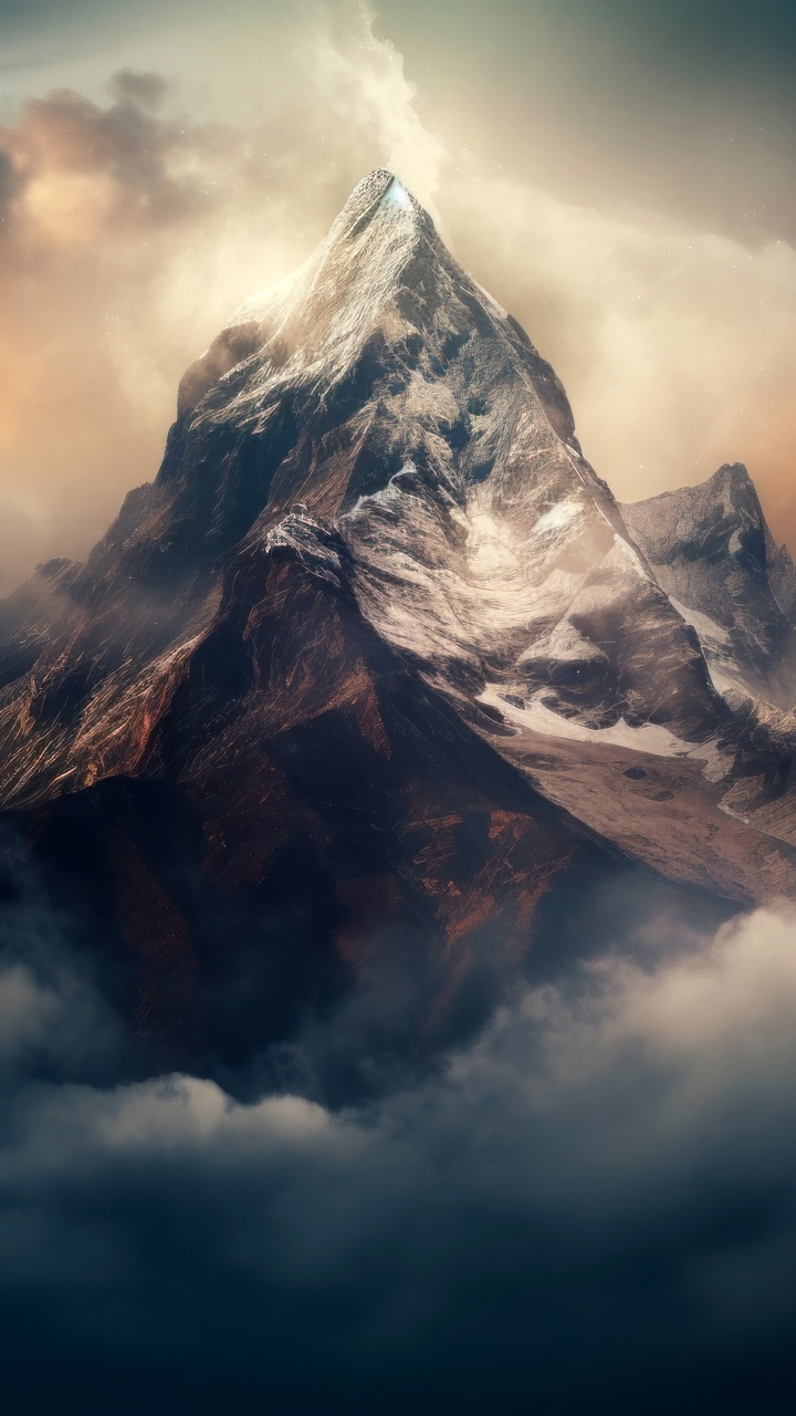 Mountain Peak Wallpaper 4K, Alps